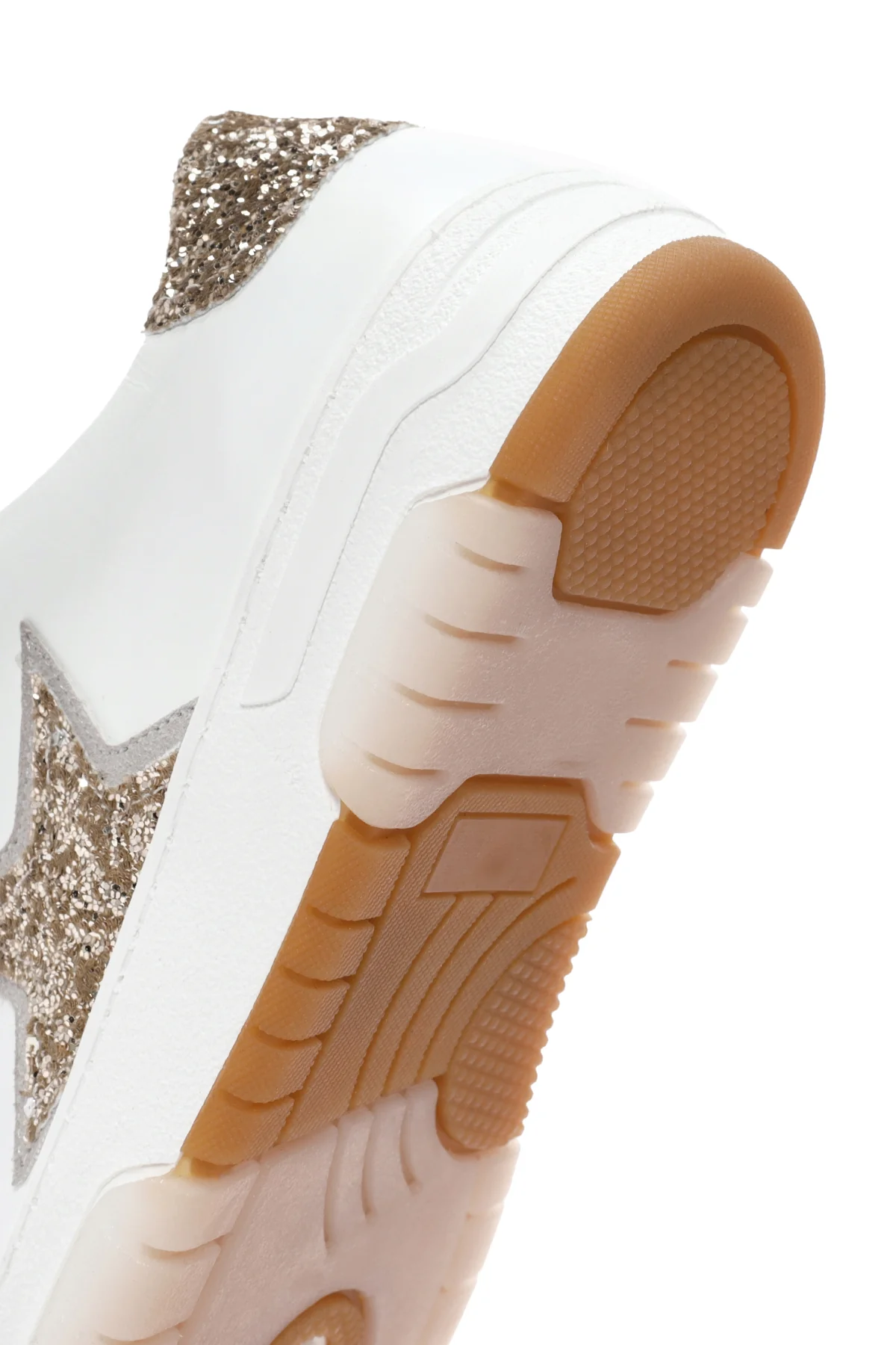Kadın Beyaz Bağcıklı Deri Sneaker - Image 9
