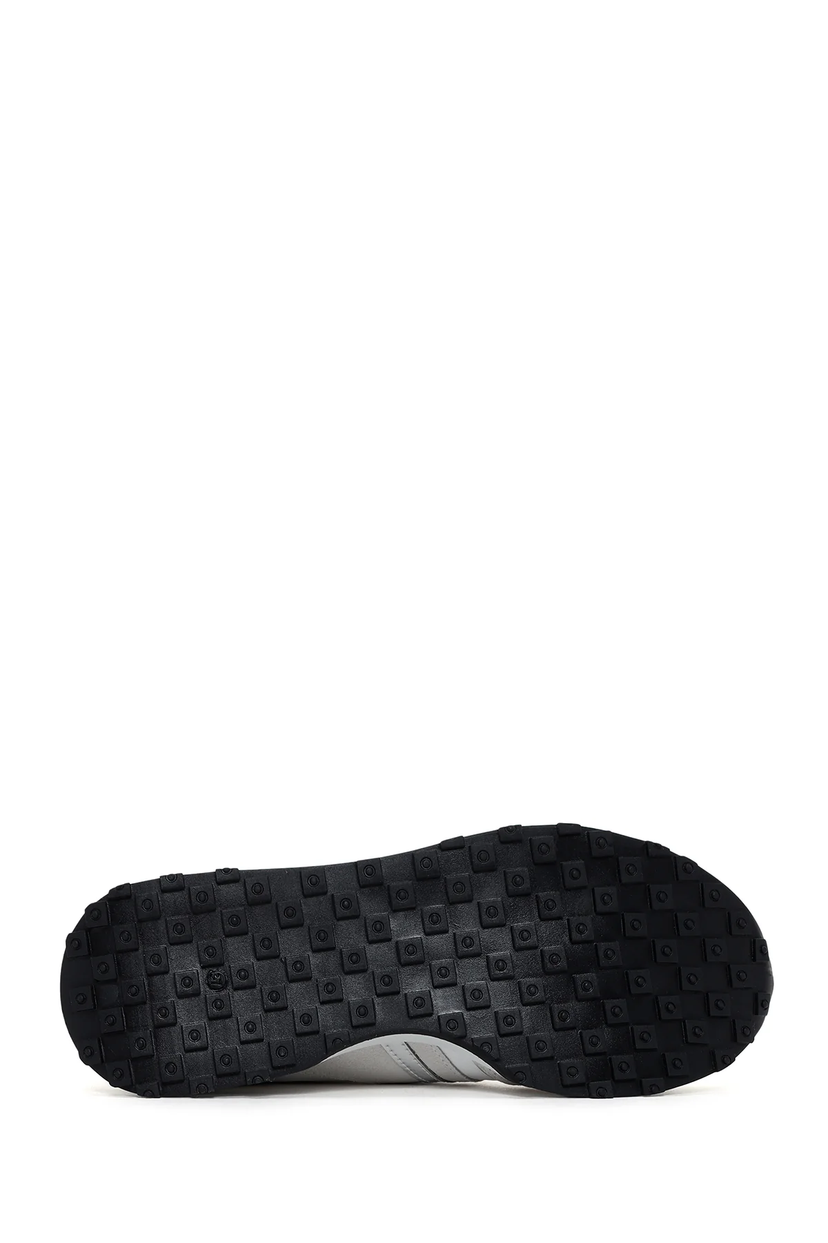 Kadın Beyaz Bağcıklı Deri Sneaker - Image 4