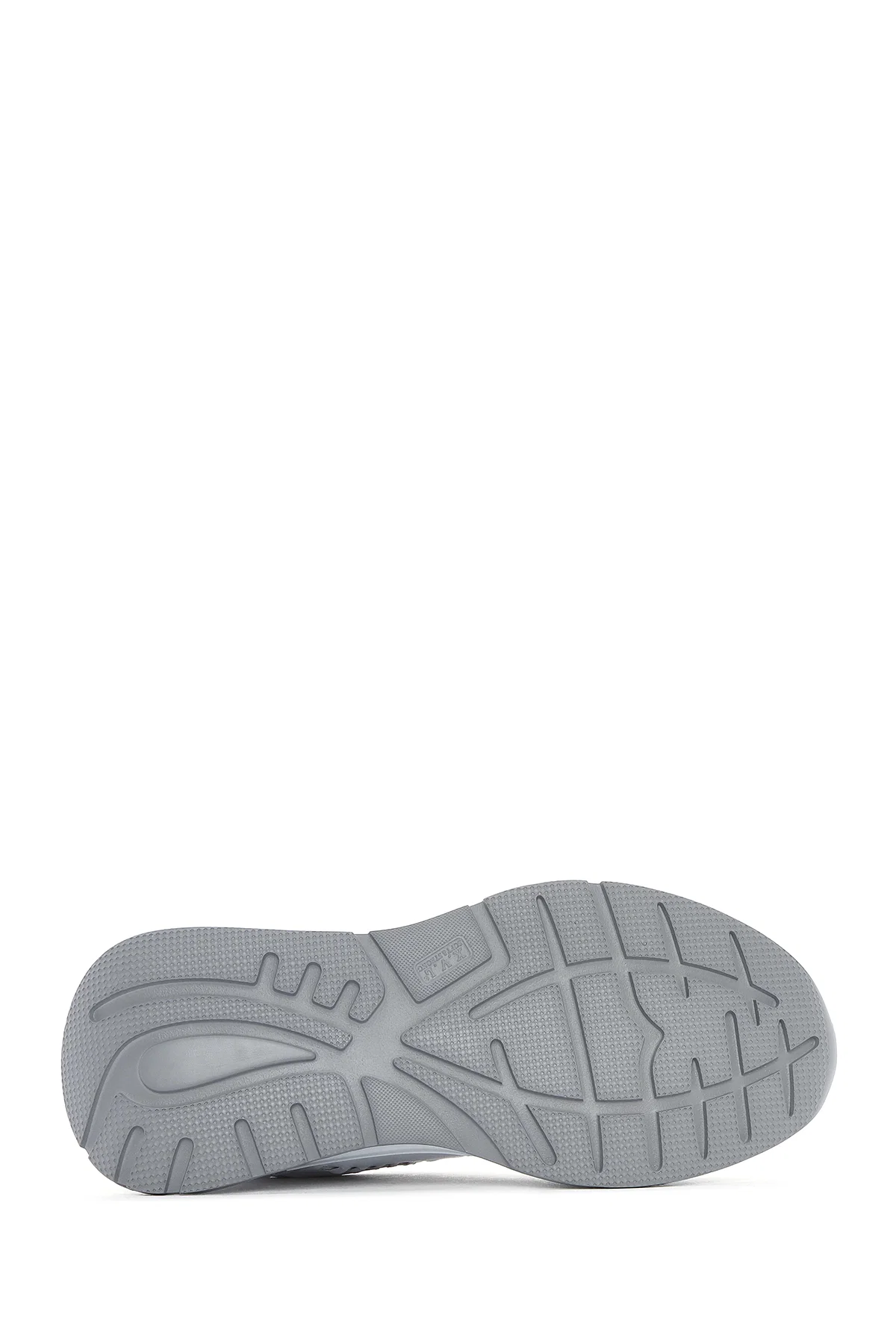 Kadın Beyaz Bağcıklı Kalın Tabanlı Deri Sneaker - Image 4