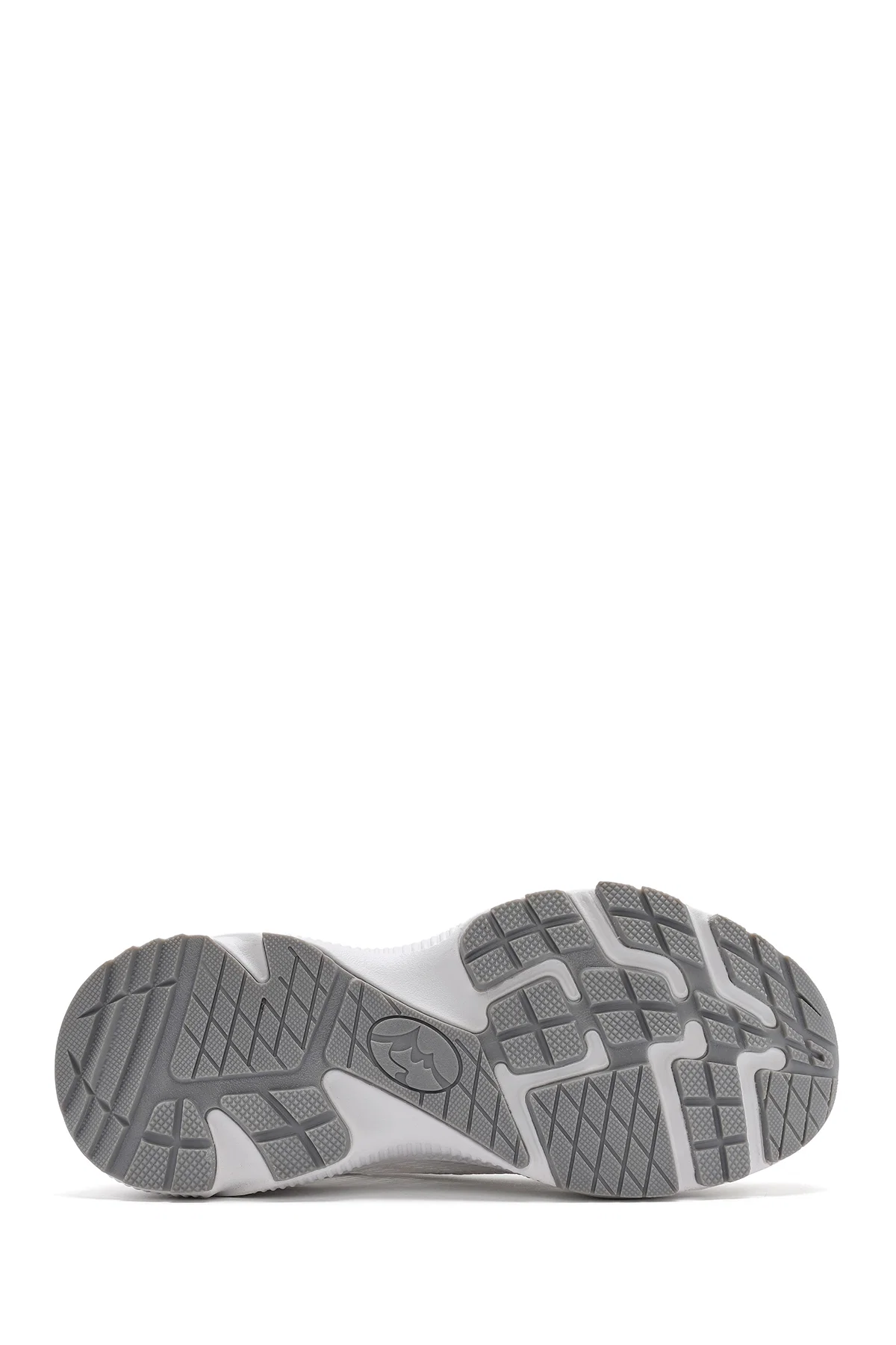 Kadın Beyaz Bağcıklı Kalın Tabanlı Kumaş Sneaker - Image 4