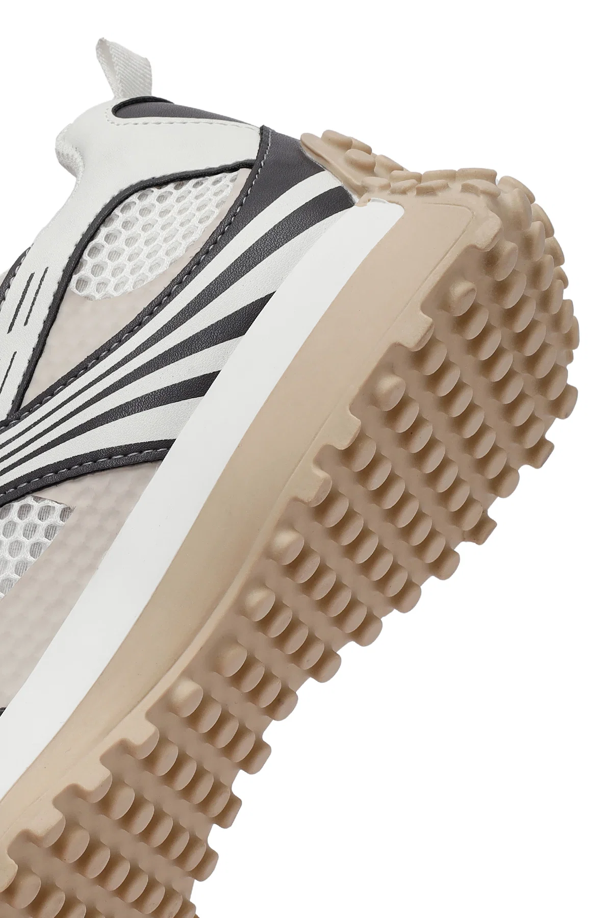 Kadın Beyaz Bağcıklı Kalın Tabanlı Sneaker - Image 8