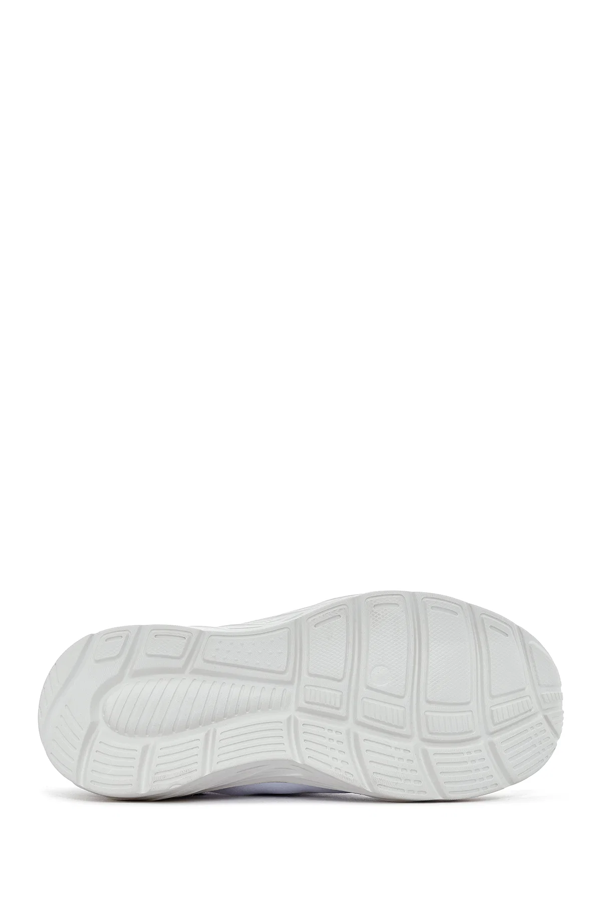Kadın Beyaz Bağcıklı Kalın Tabanlı Sneaker - Image 4
