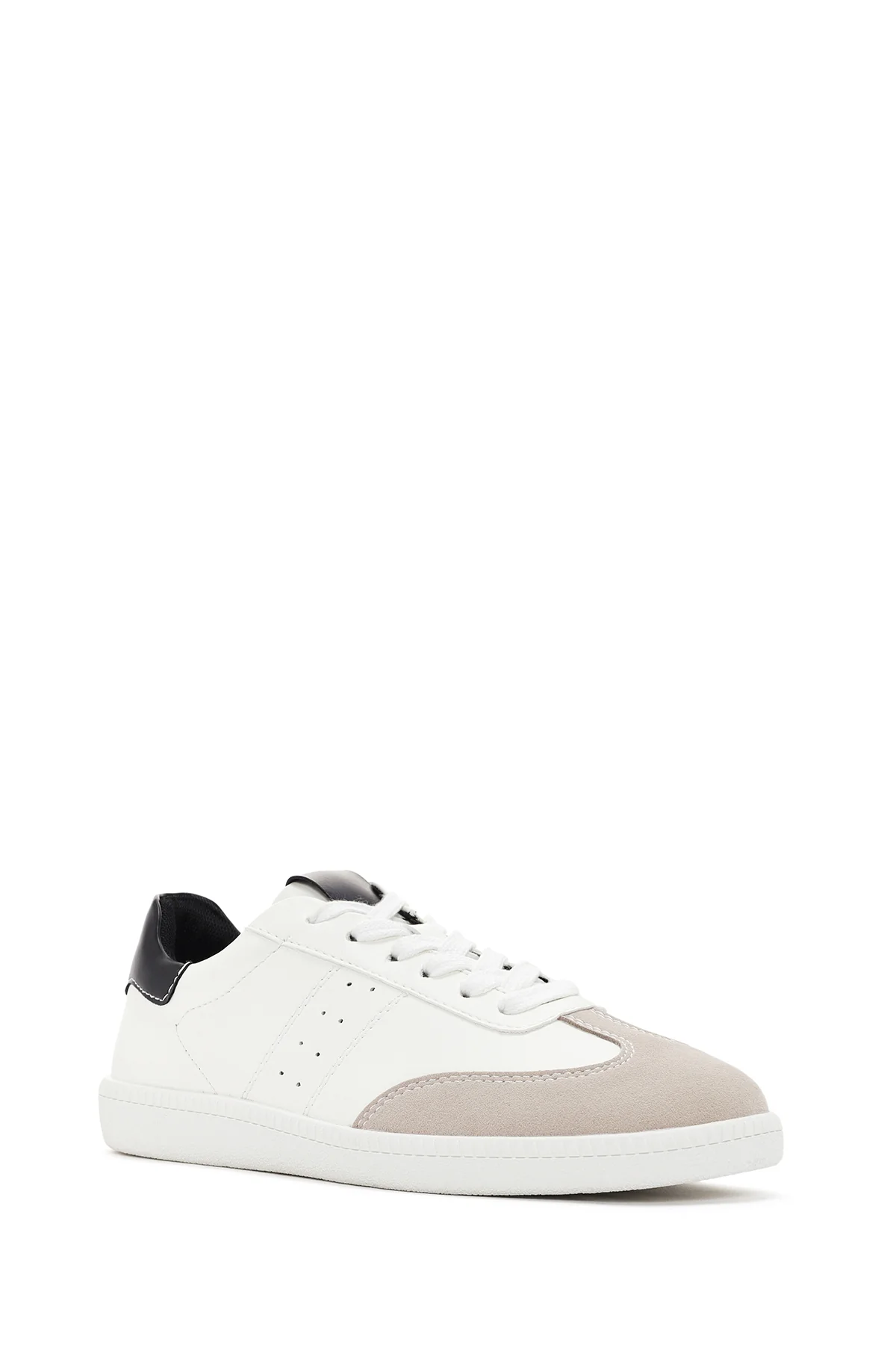 Kadın Beyaz Bağcıklı Sneaker - Image 6