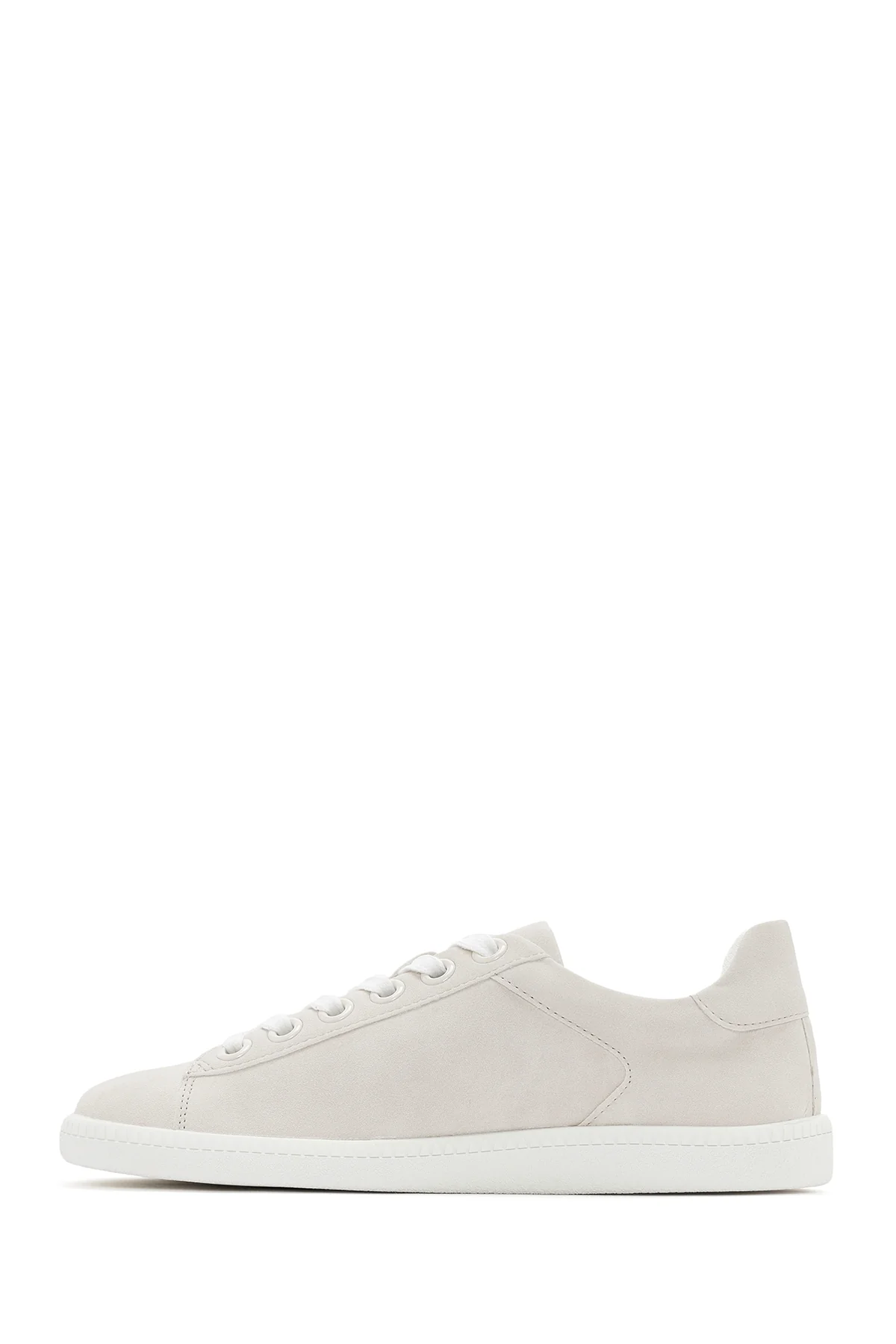 Kadın Beyaz Bağcıklı Sneaker - Image 2