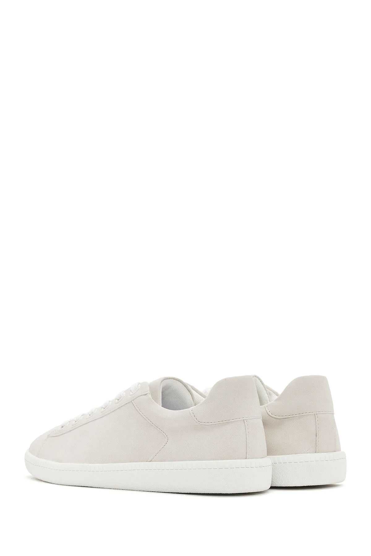 Kadın Beyaz Bağcıklı Sneaker - Image 5
