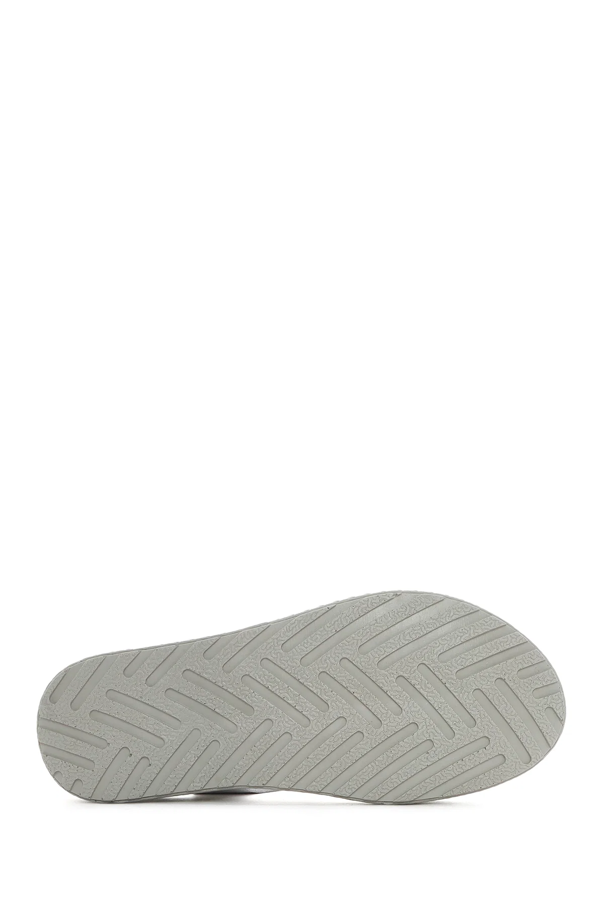 Kadın Beyaz Bantlı Deri Comfort Sandalet - Image 4