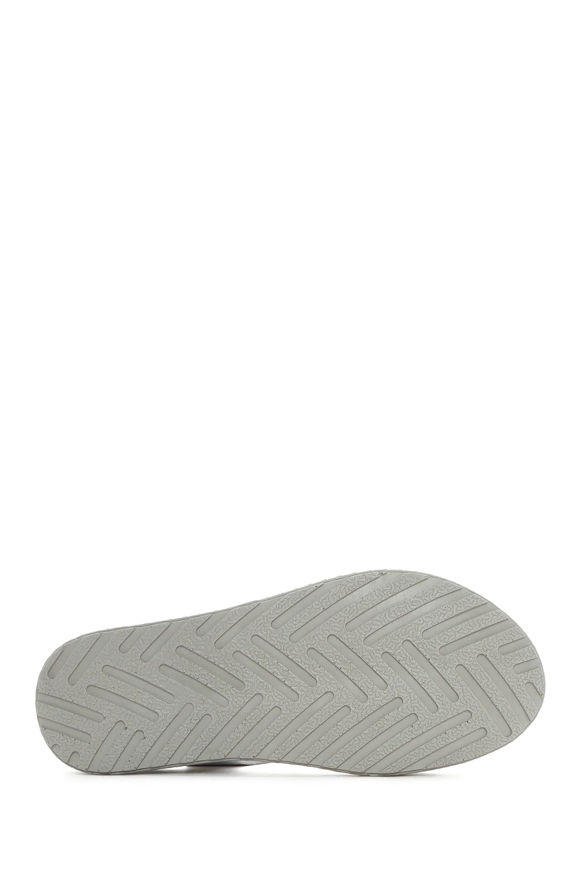 Kadın Beyaz Bilekten Bantlı Kalın Tabanlı Deri Comfort Sandalet - Image 5