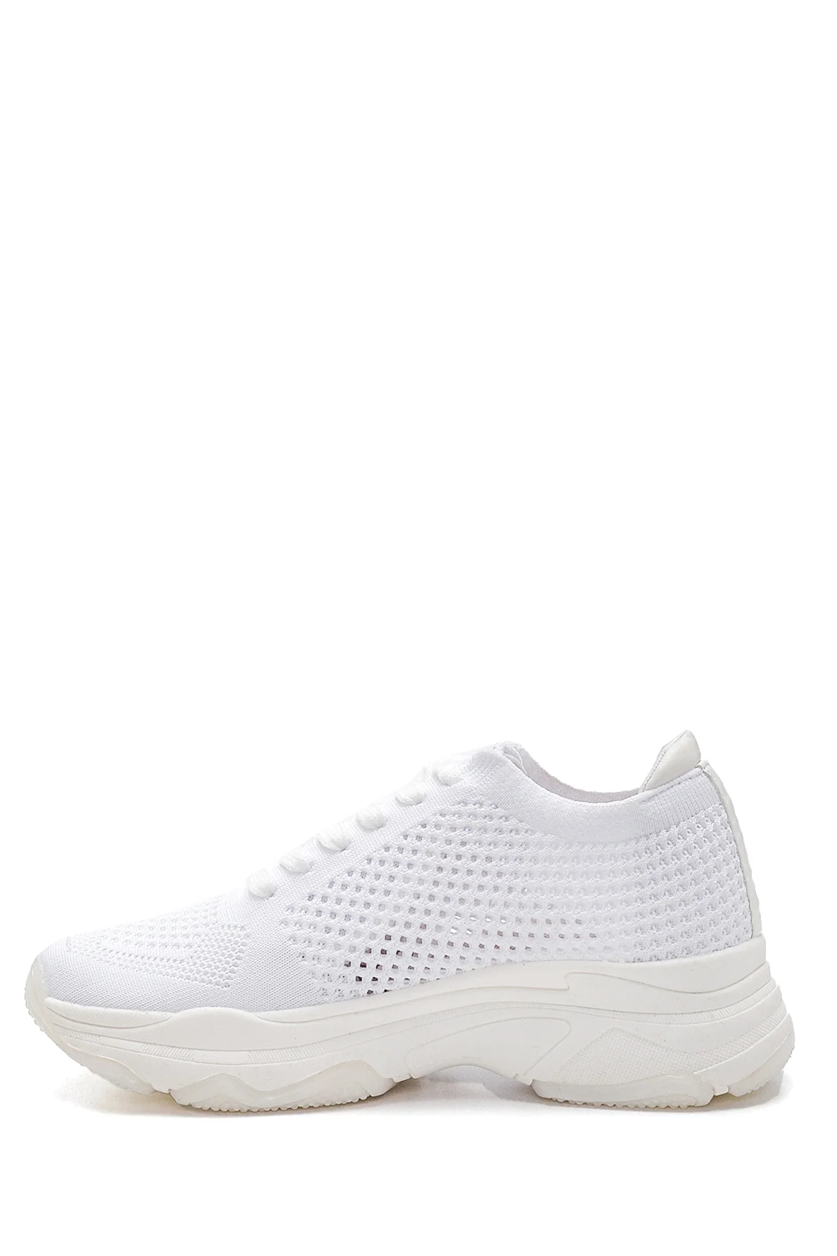 Kadın Beyaz Delikli Sneaker - Image 2