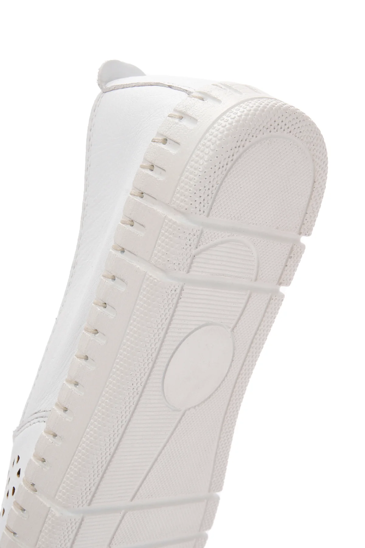 Kadın Beyaz Deri Comfort Loafer - Image 8