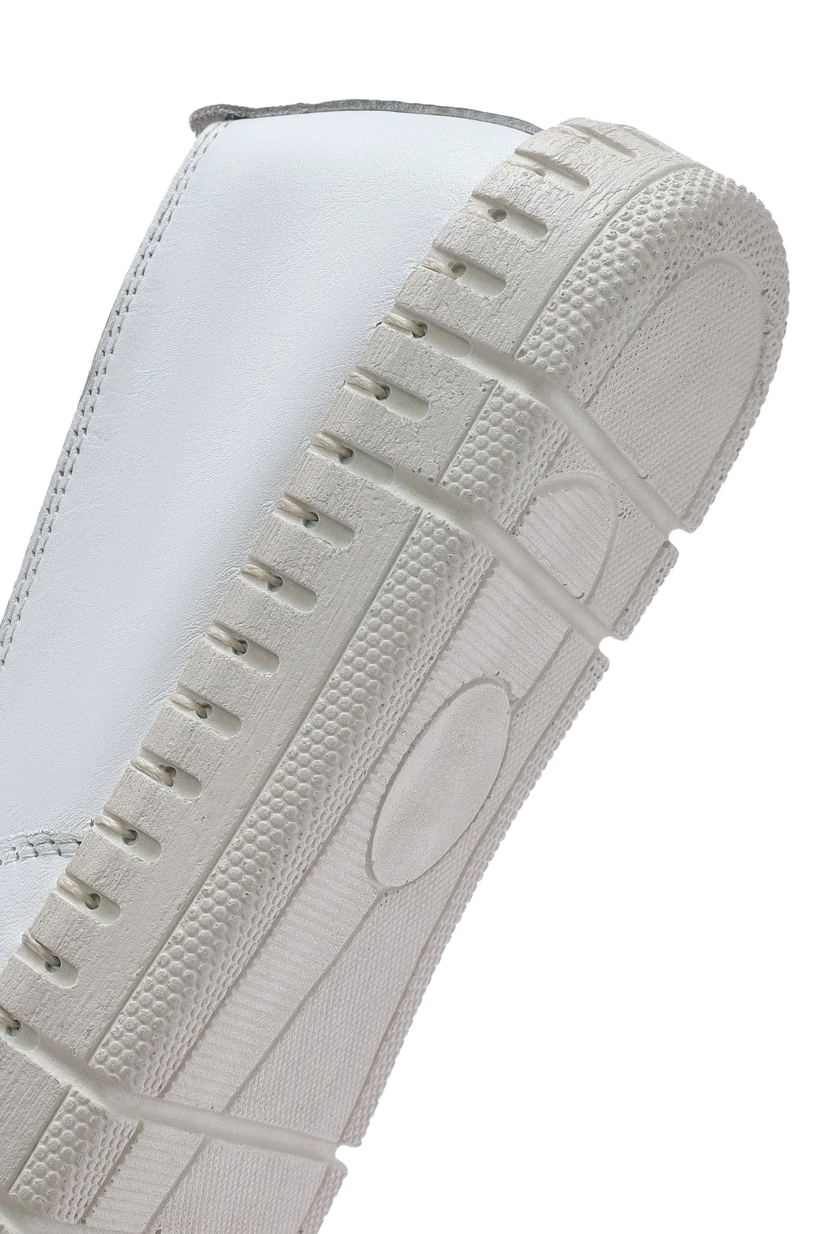 Kadın Beyaz Deri Comfort Loafer - Image 8