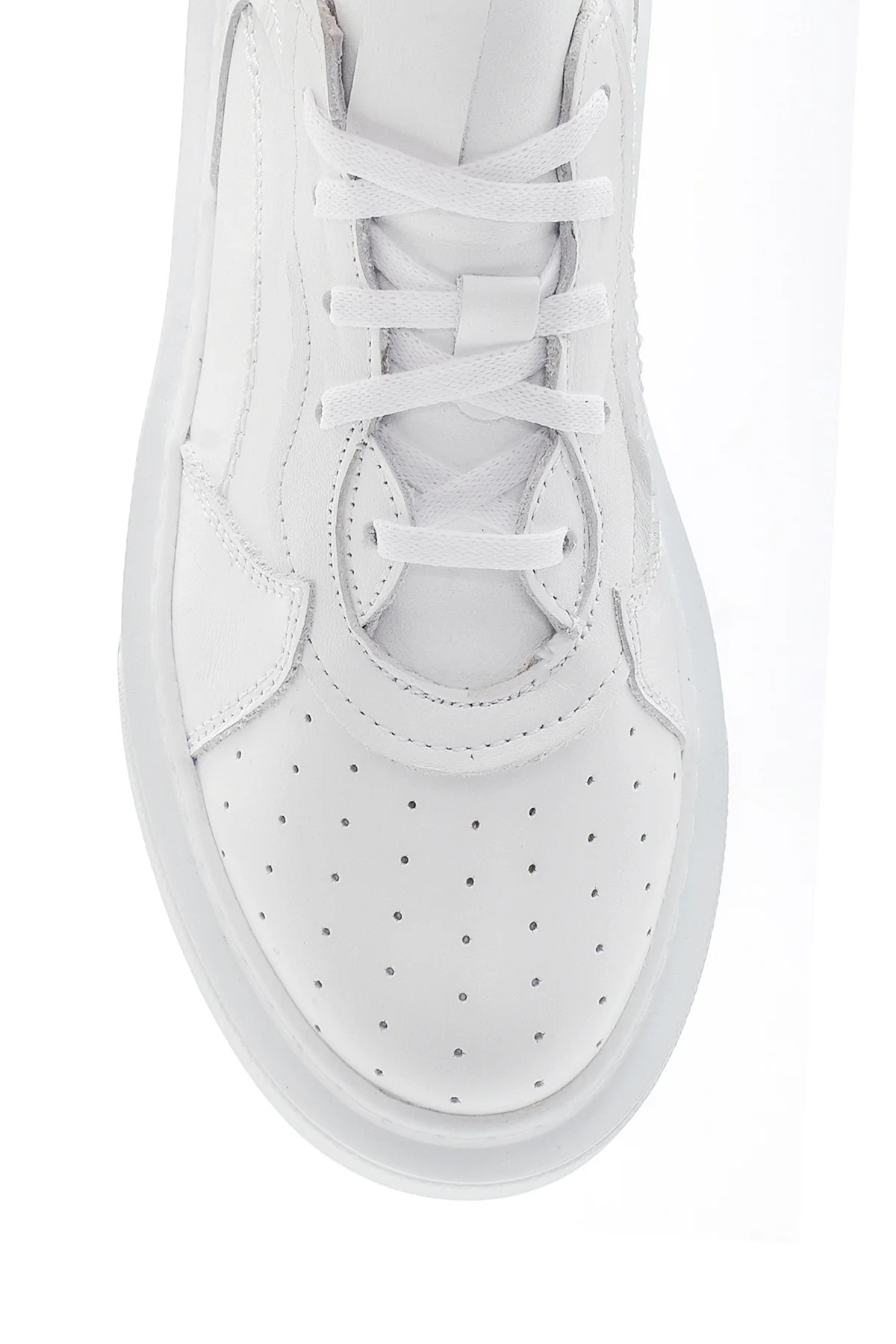 Kadın Beyaz Deri Sneaker - Image 6