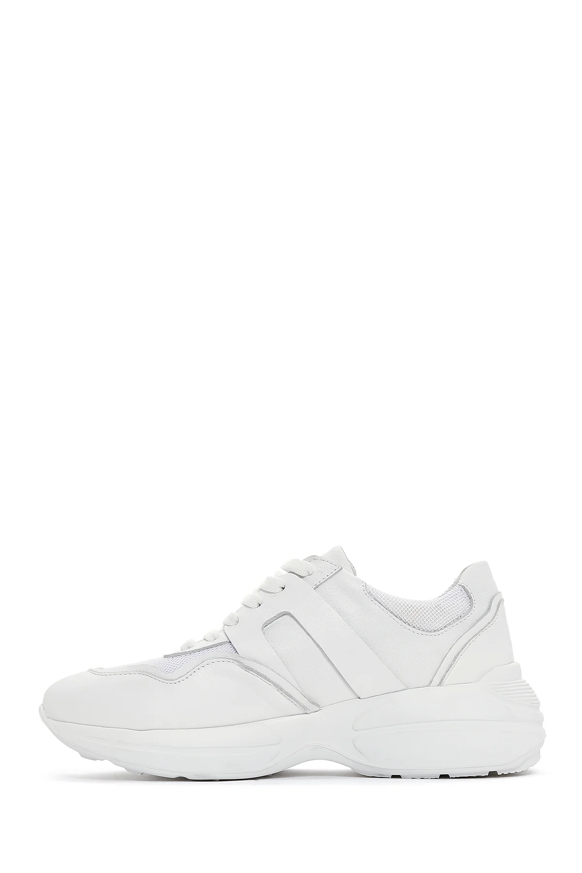 Kadın Beyaz Deri Sneaker - Image 2