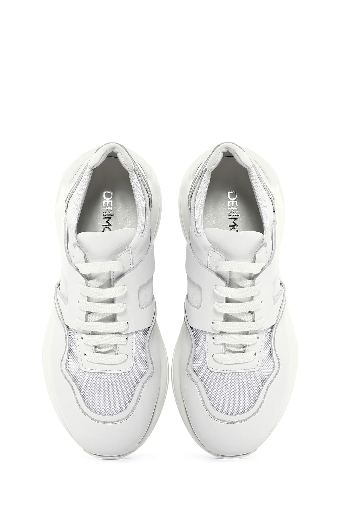Kadın Beyaz Deri Sneaker - Image 6