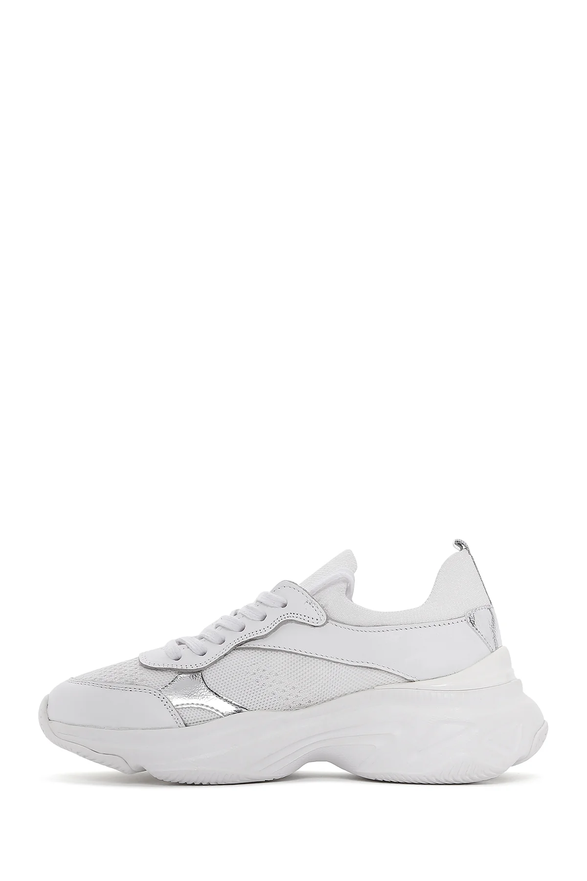 Kadın Beyaz Deri Sneaker - Image 2