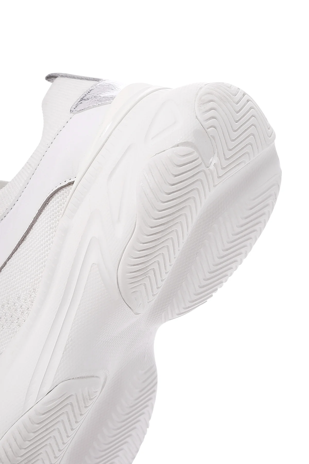 Kadın Beyaz Deri Sneaker - Image 7