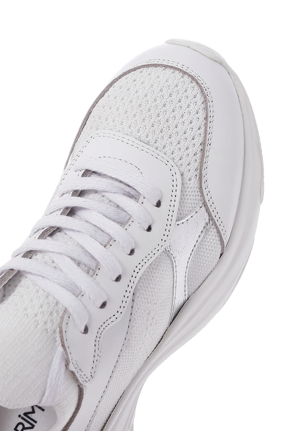 Kadın Beyaz Deri Sneaker - Image 8