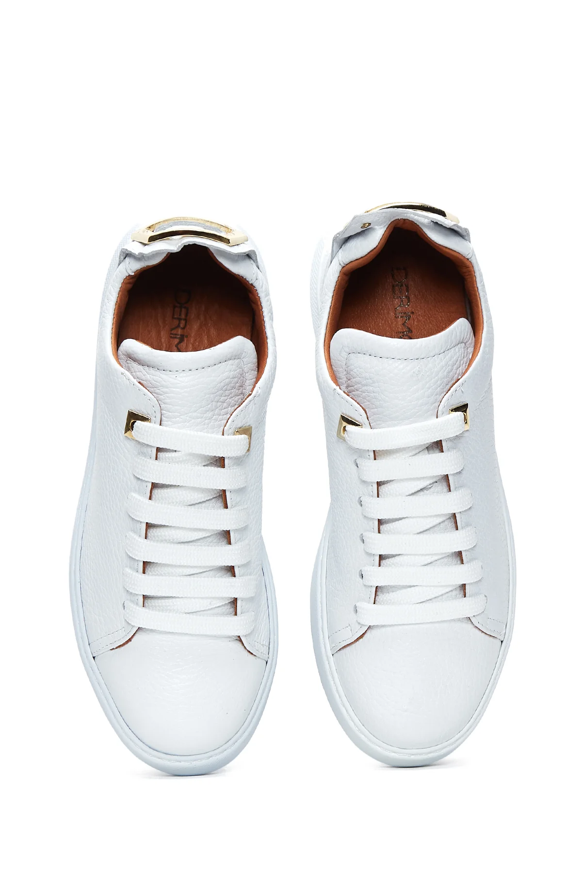 Kadın Beyaz Deri Sneaker - Image 6
