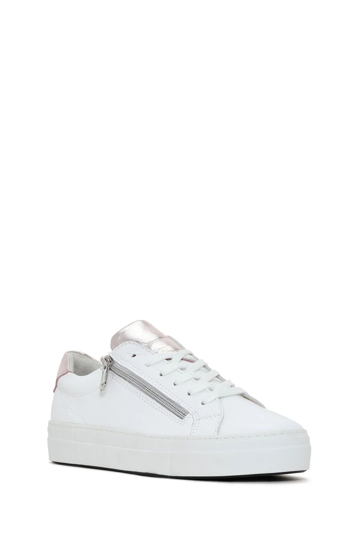 Kadın Beyaz Deri Sneaker - Image 5