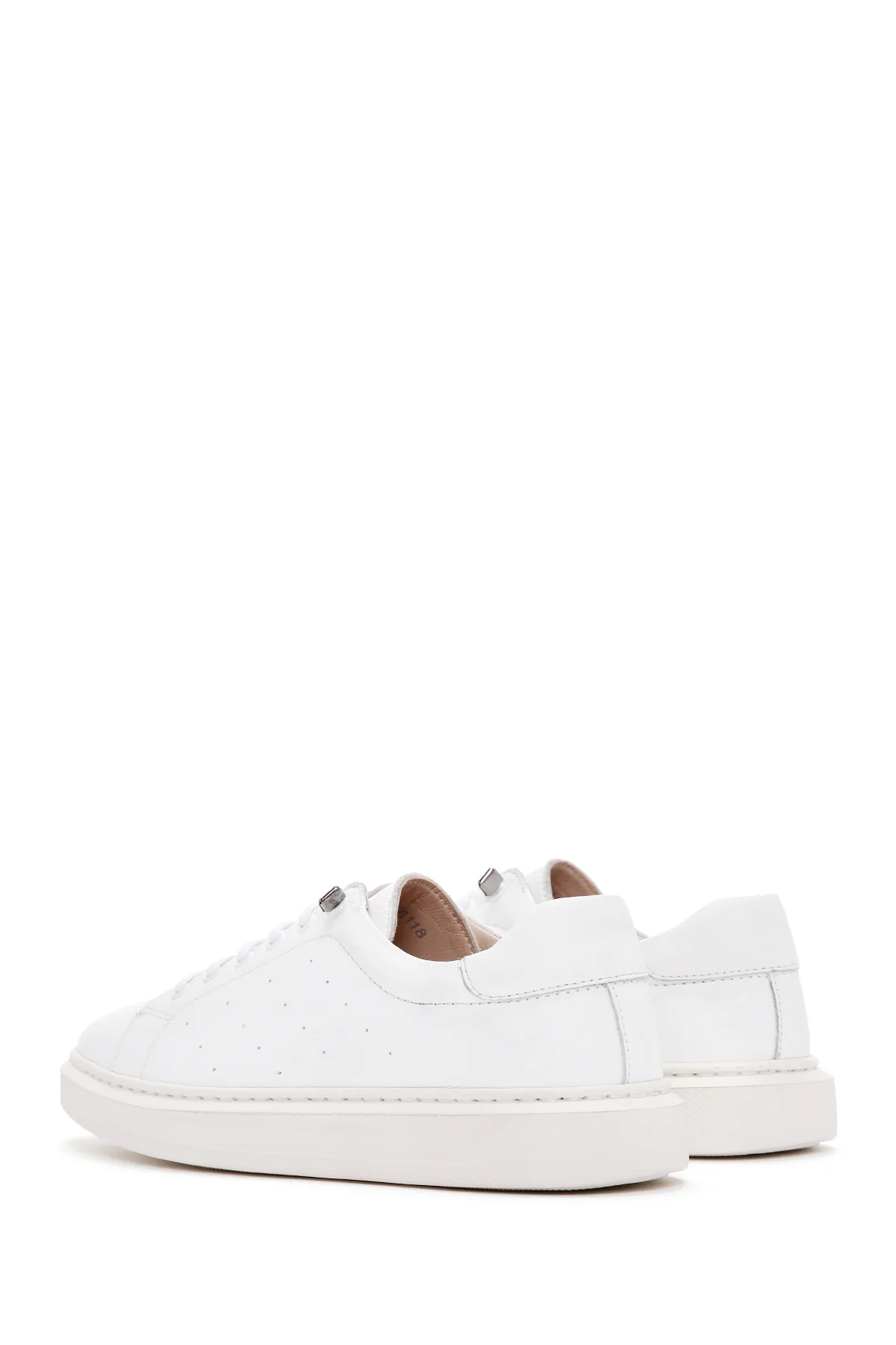Kadın Beyaz Deri Sneaker - Image 5