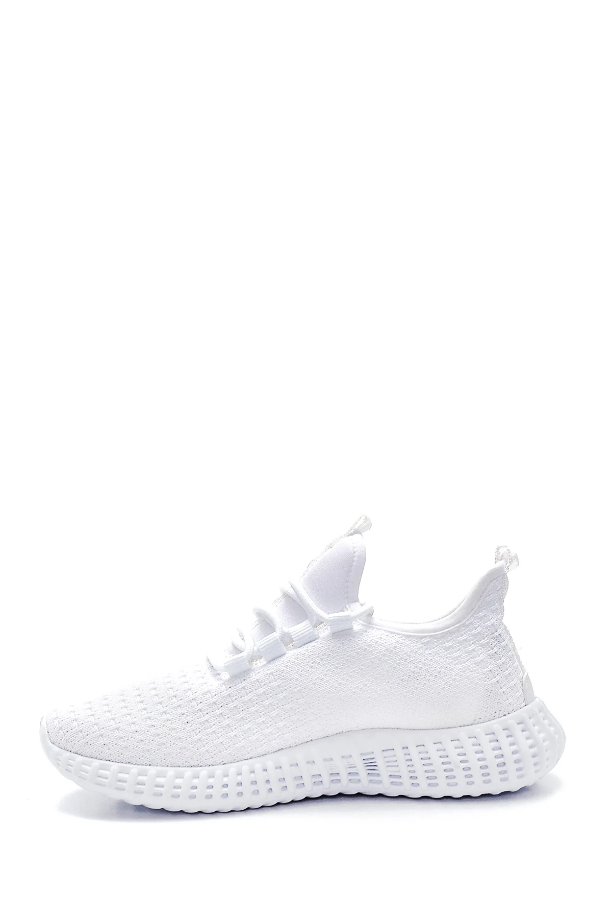 Kadın Beyaz Desenli Sneaker - Image 2