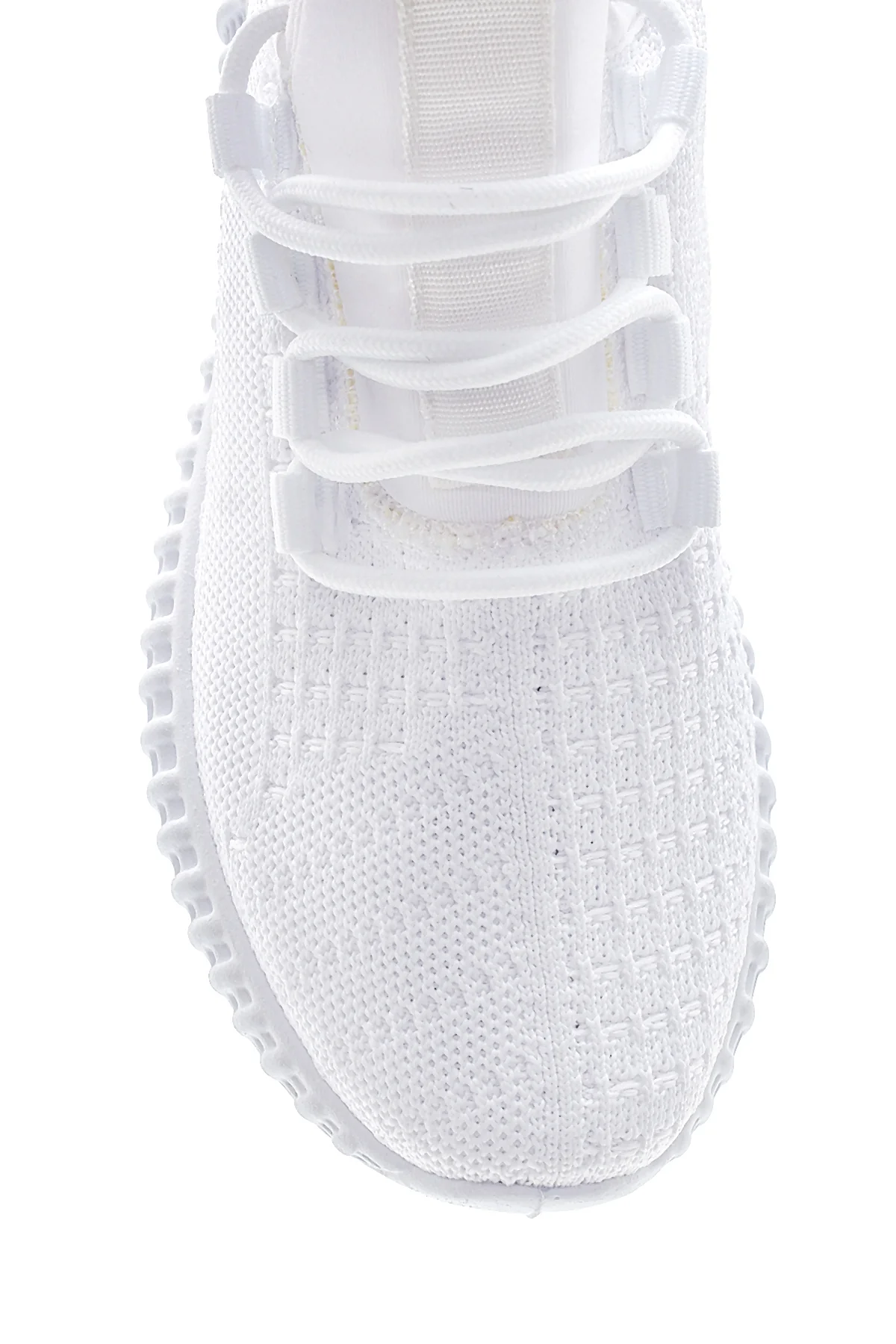 Kadın Beyaz Desenli Sneaker - Image 6