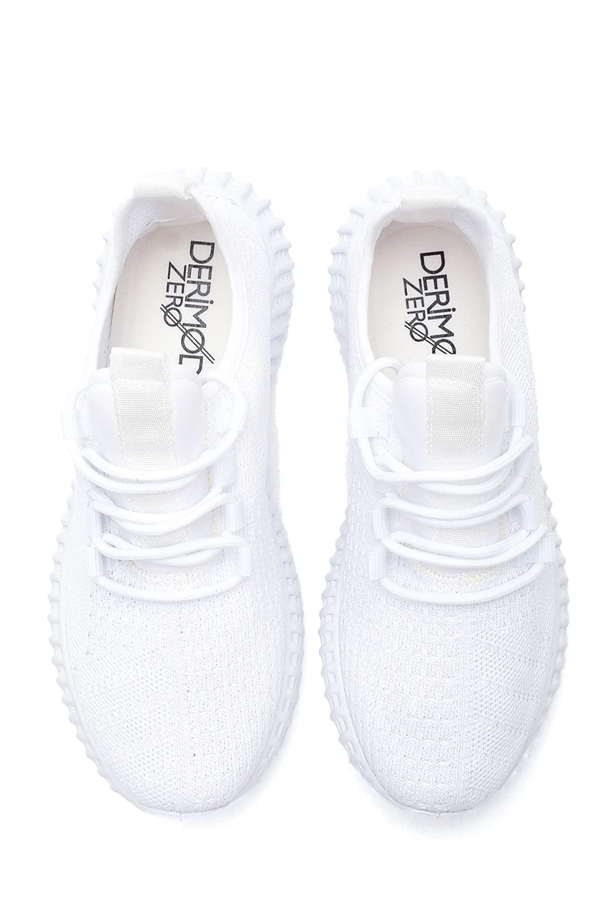 Kadın Beyaz Desenli Sneaker - Image 7