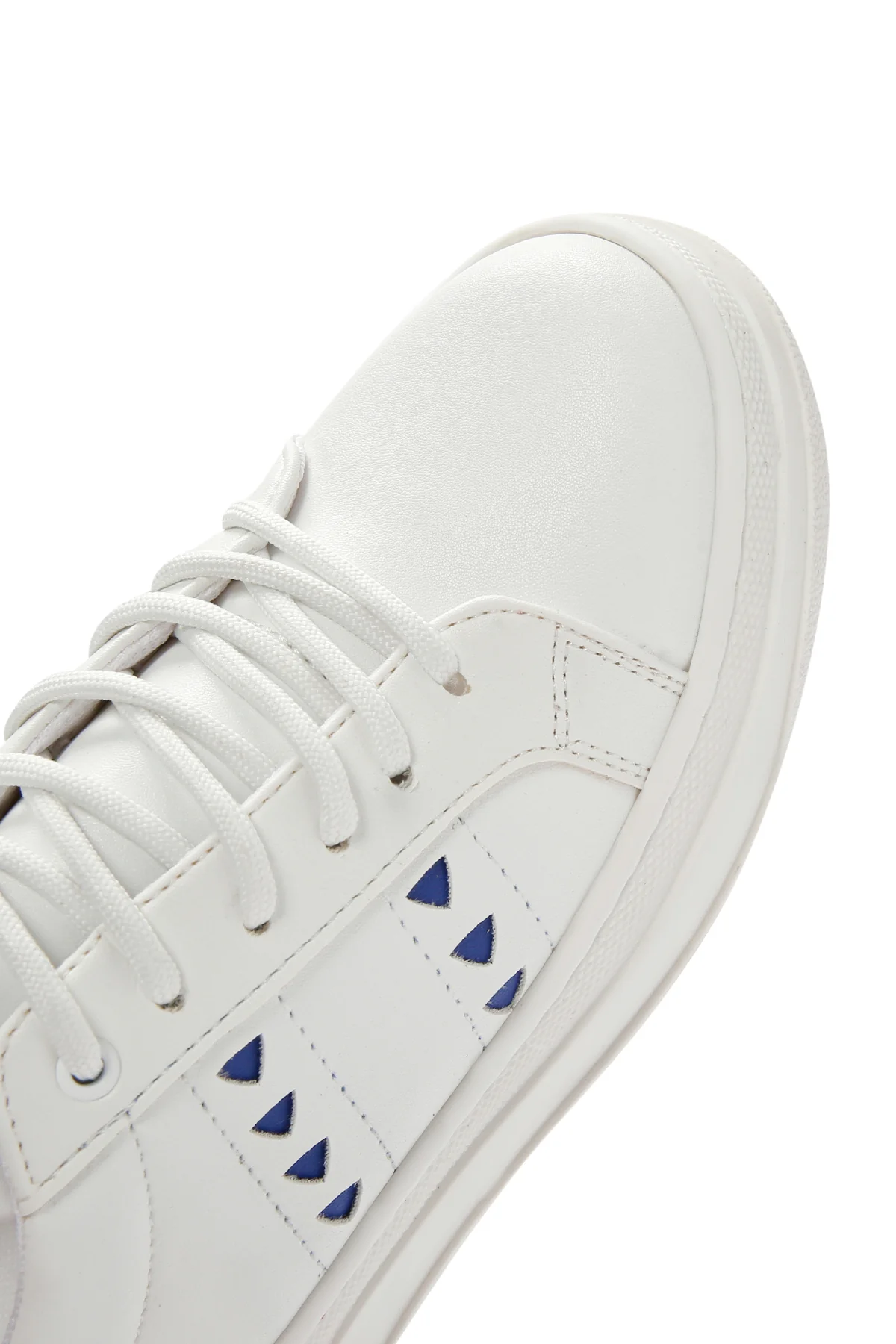 Kadın Beyaz Desenli Sneaker - Image 9