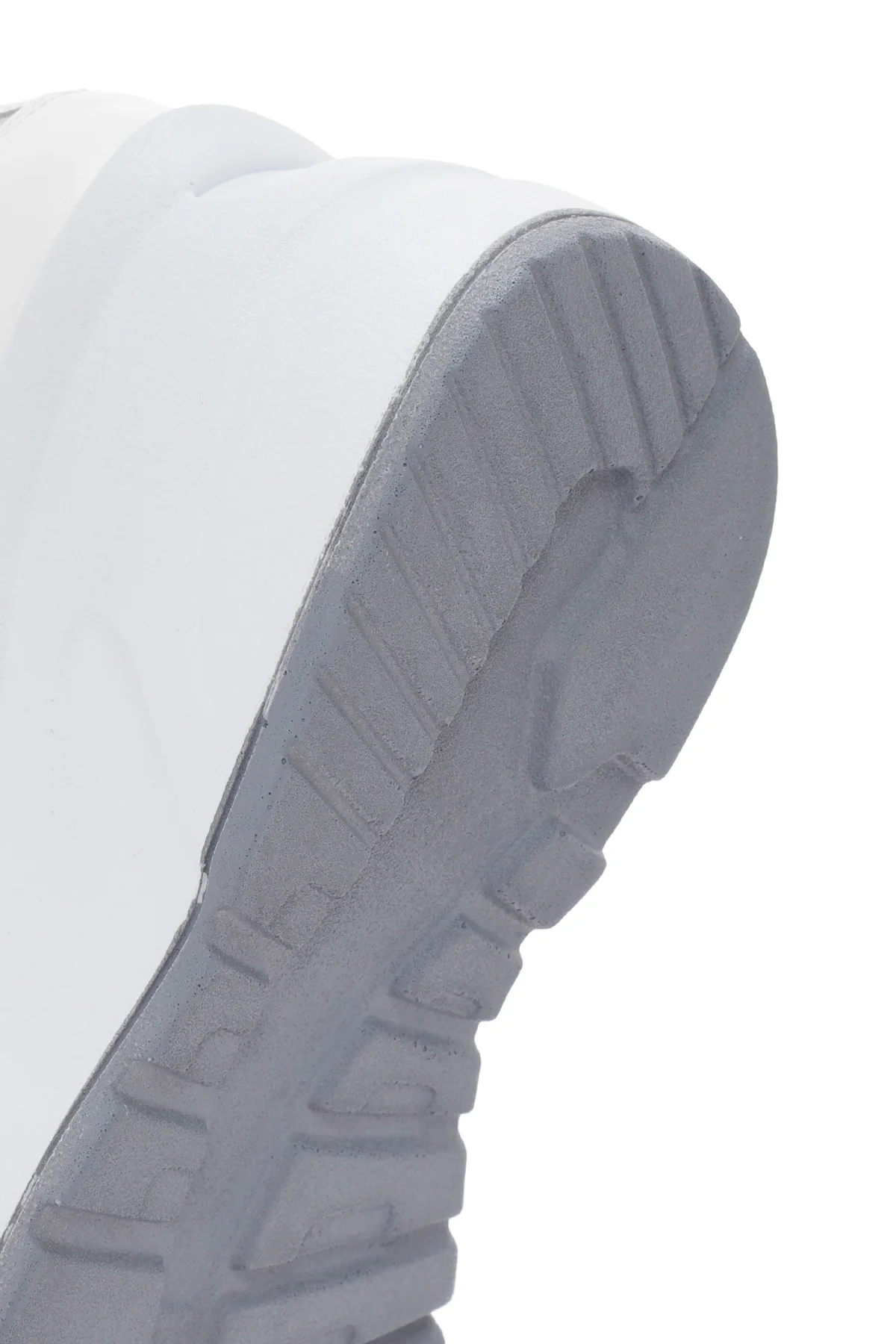 Kadın Beyaz Dolgu Topuklu Bağcıklı Deri Sneaker - Image 9