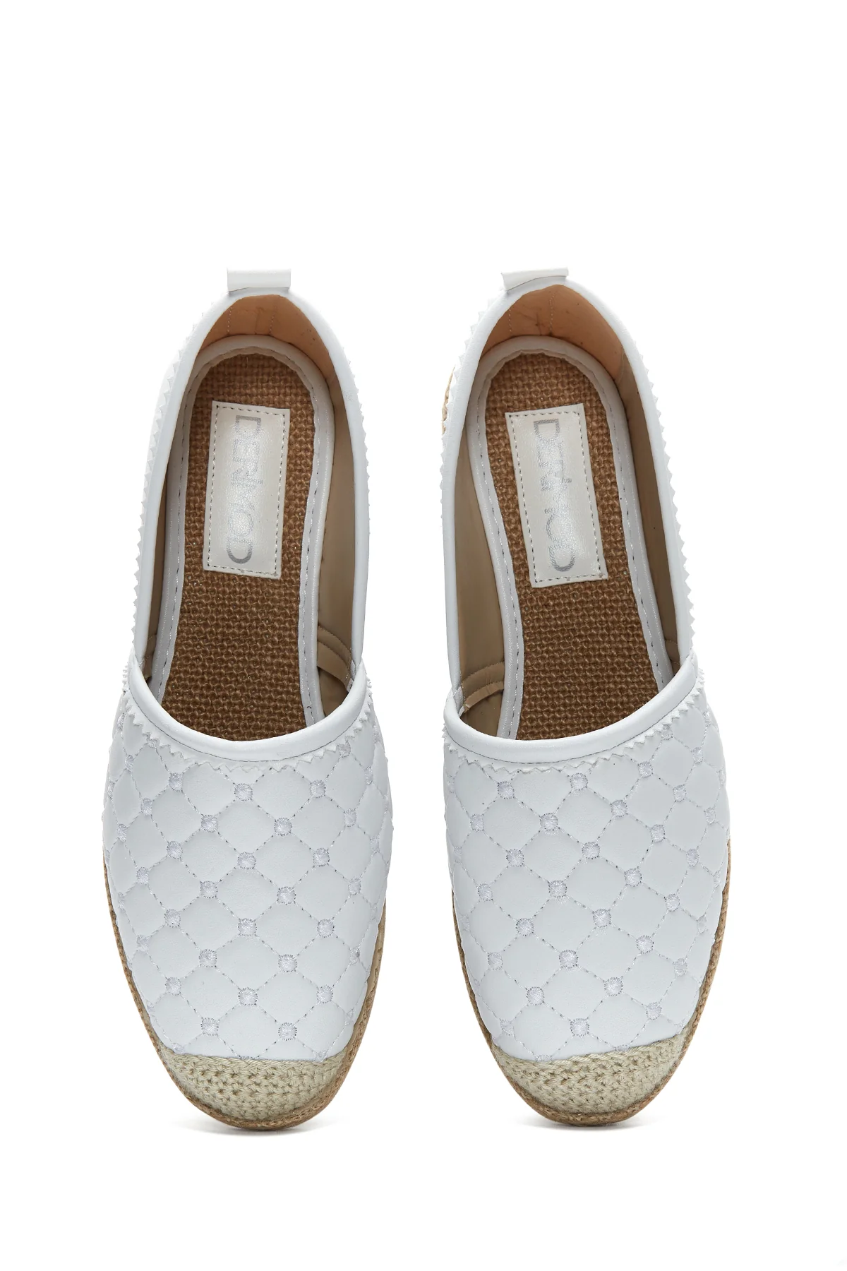 Kadın Beyaz Espadril - Image 6