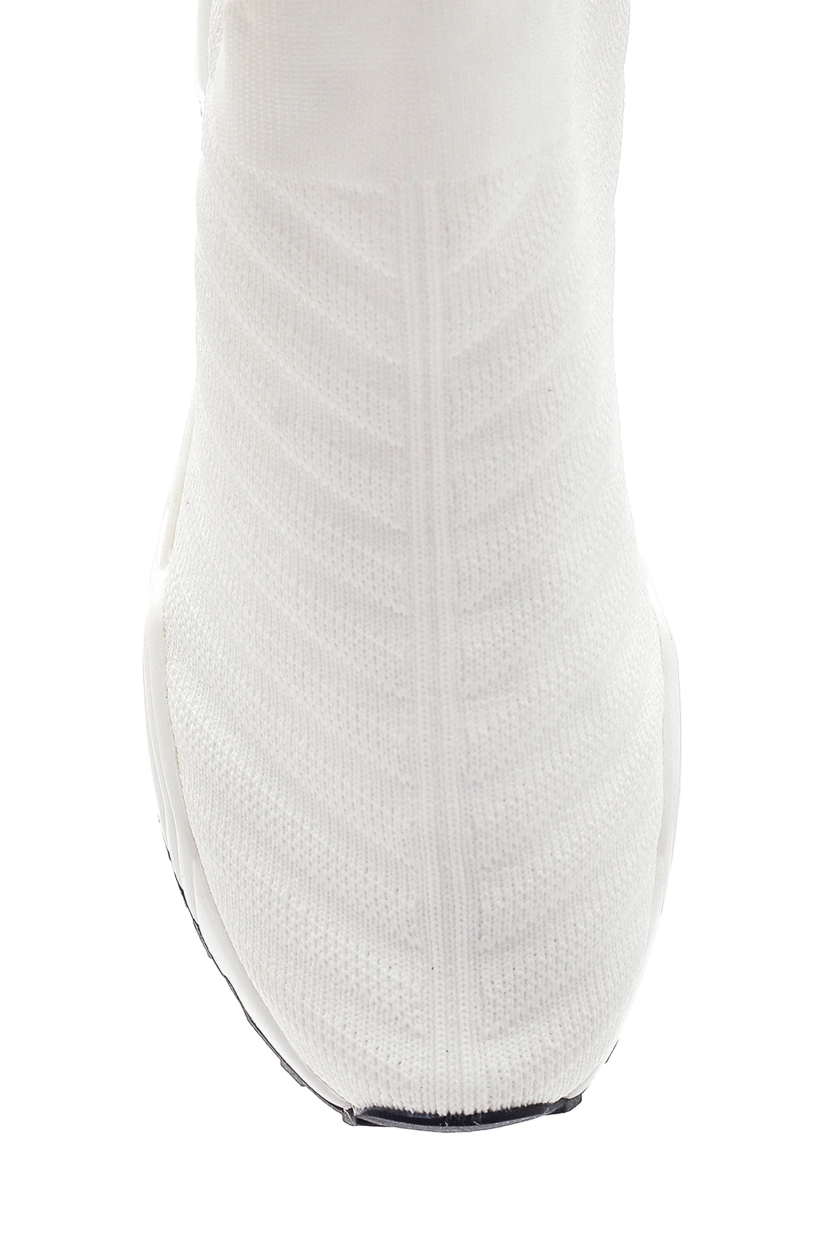 Kadın Beyaz Kalın Tabanlı Sneaker - Image 5