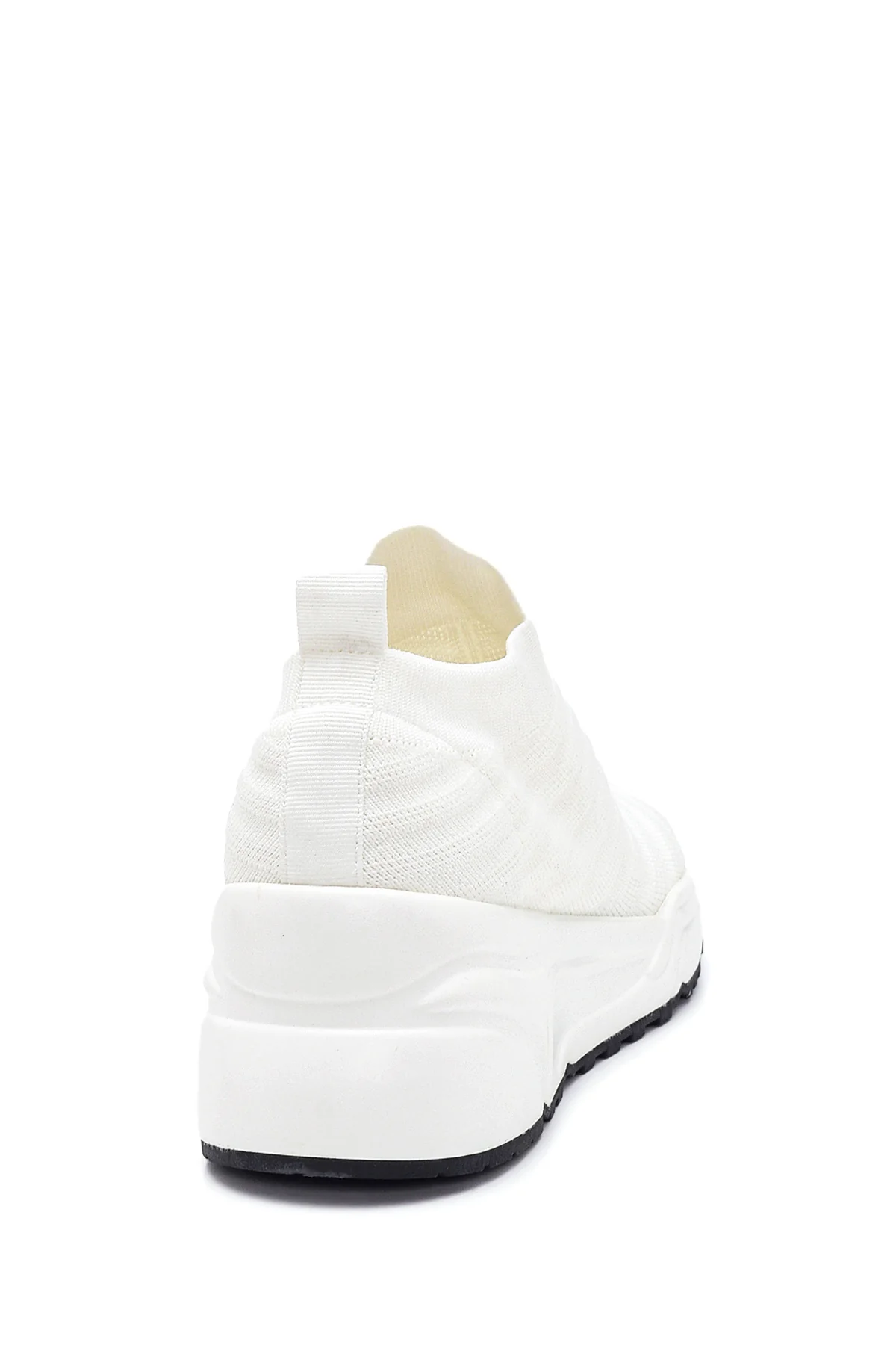 Kadın Beyaz Kalın Tabanlı Sneaker - Image 7