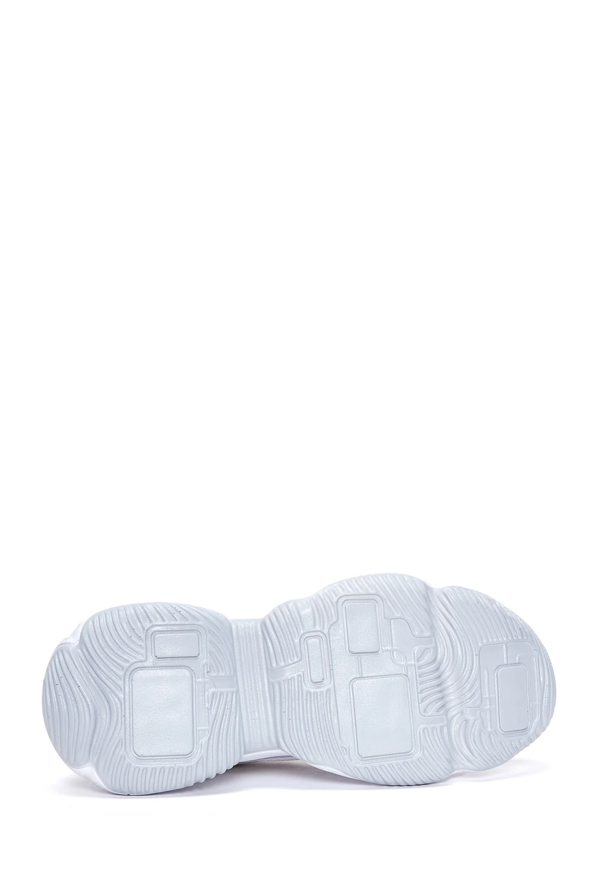 Kadın Beyaz Kalın Tabanlı Sneaker - Image 4