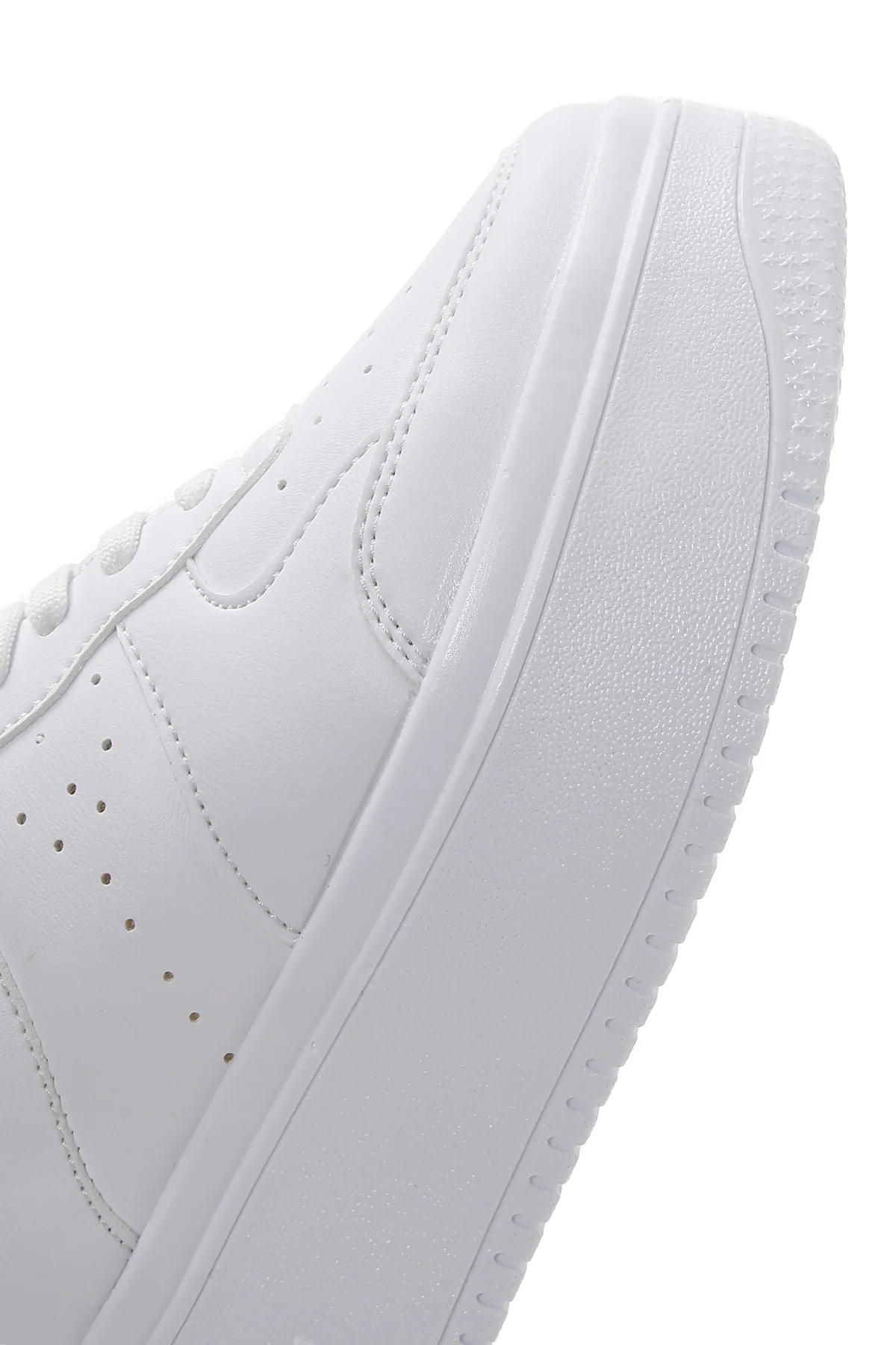 Kadın Beyaz Kalın Tabanlı Sneaker - Image 7