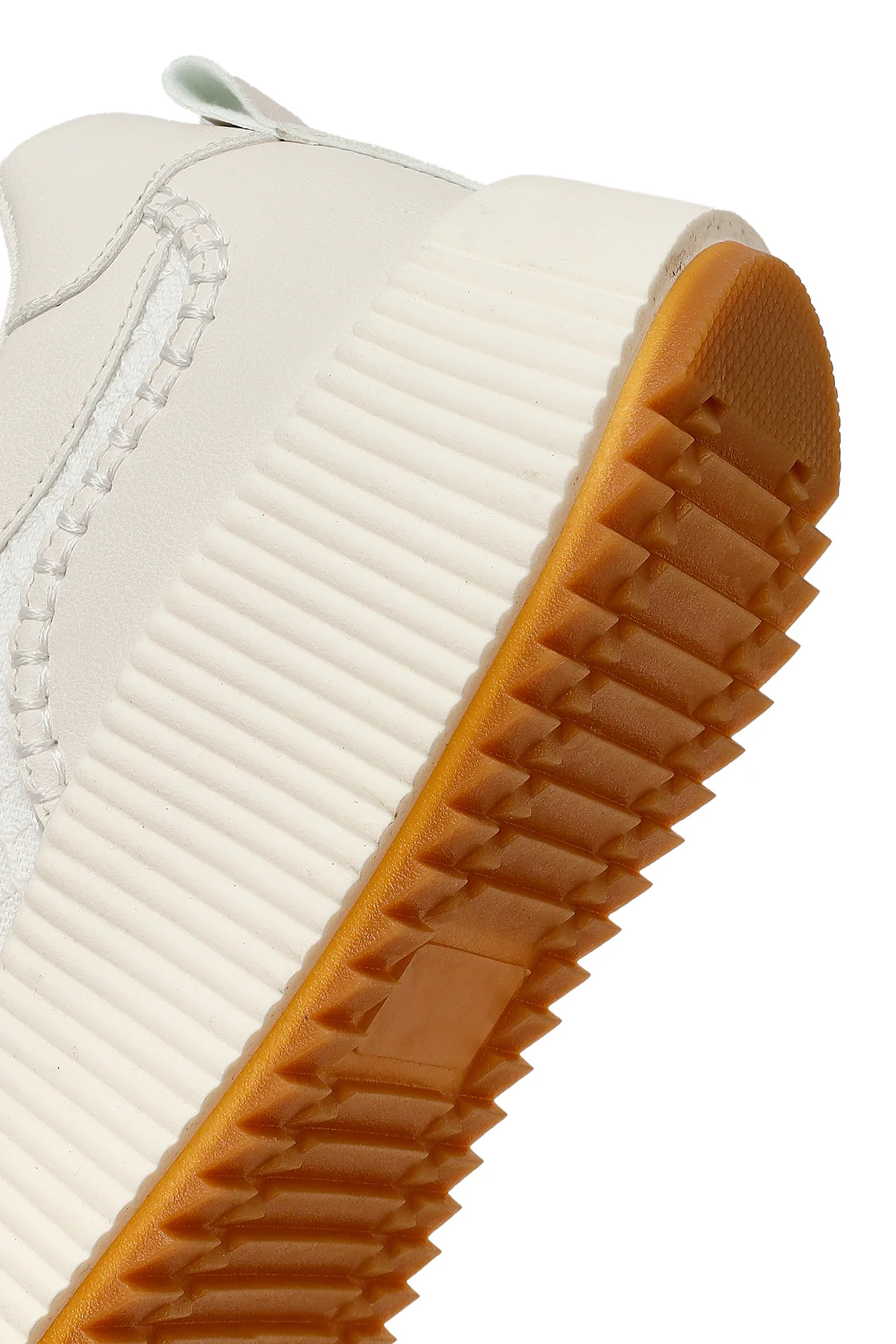 Kadın Beyaz Kalın Tabanlı Sneaker - Image 8