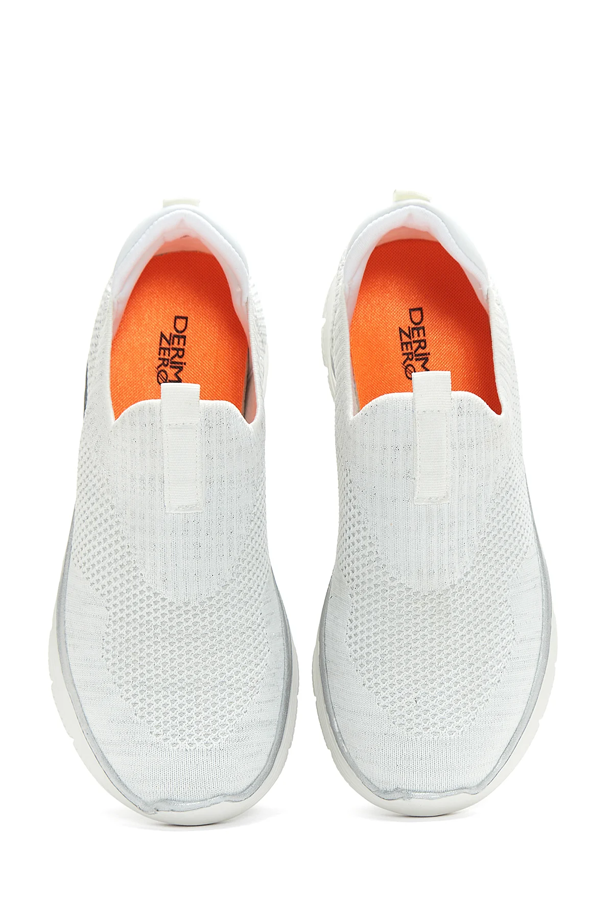 Kadın Beyaz Kumaş Sneaker - Image 6