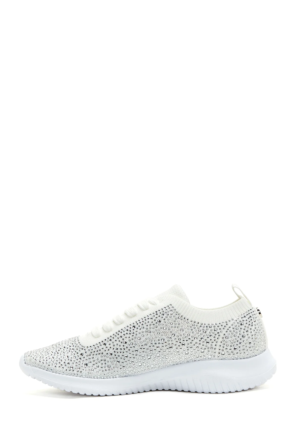 Kadın Beyaz Taşlı Sneaker - Image 2