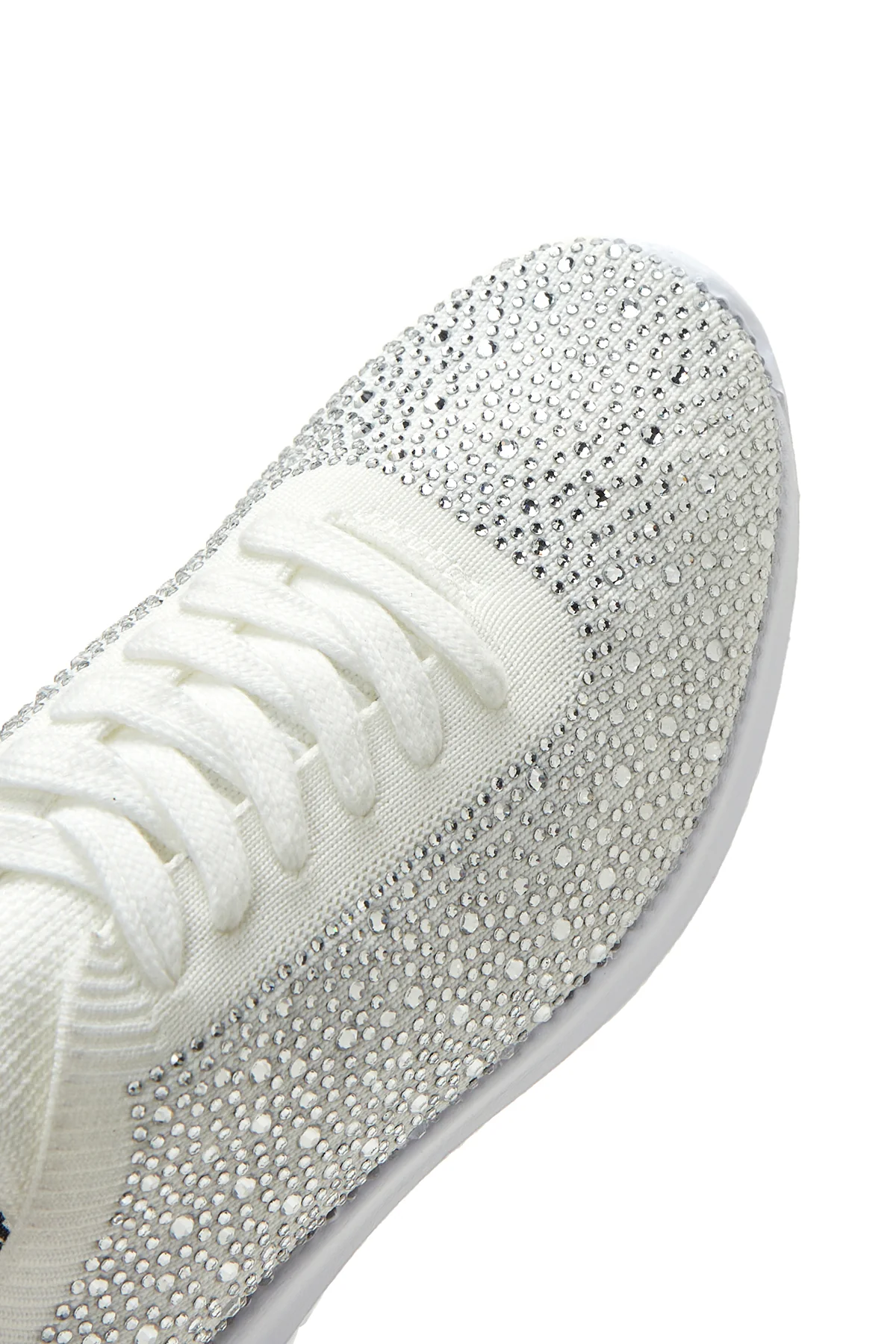 Kadın Beyaz Taşlı Sneaker - Image 7