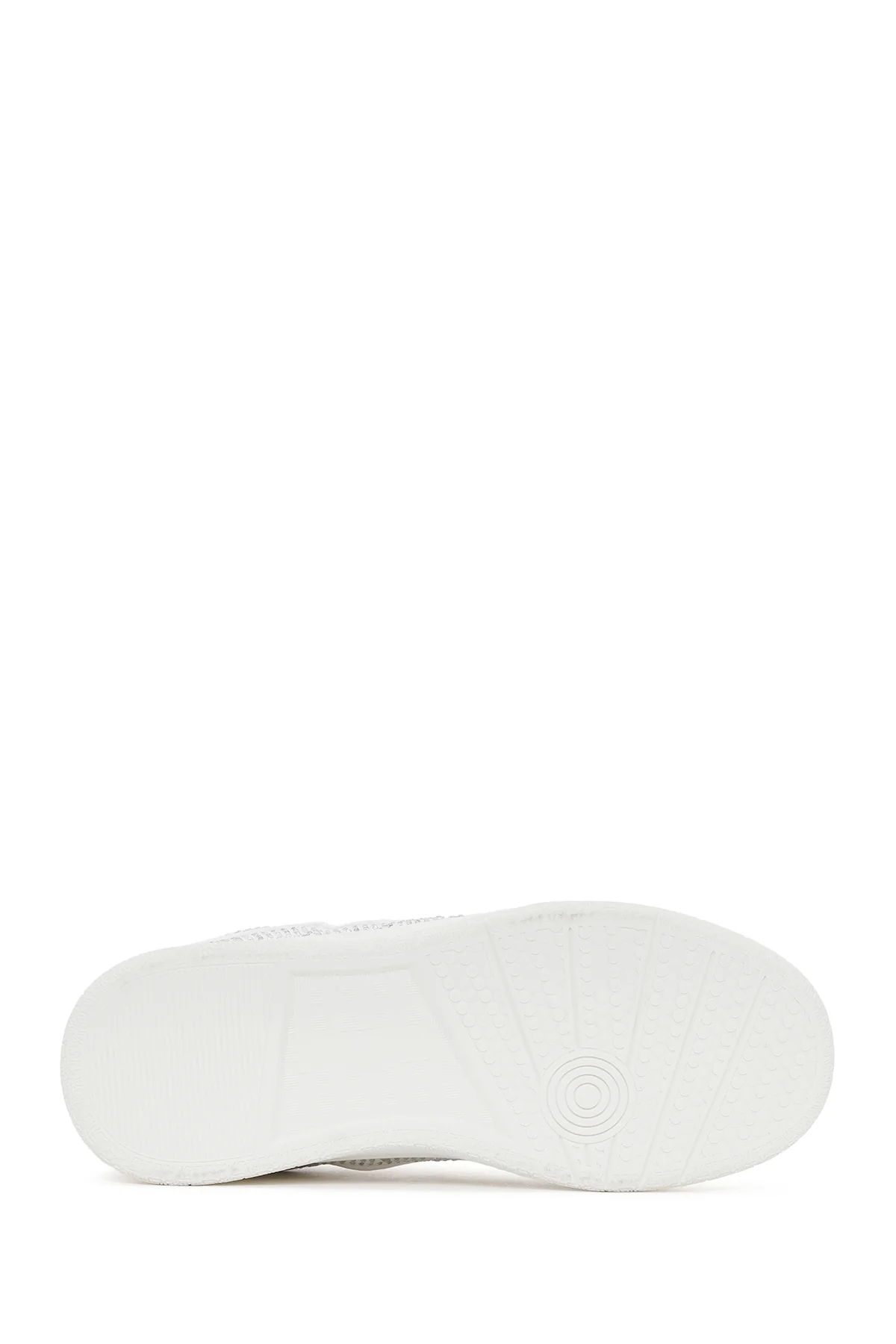 Kadın Beyaz Taşlı Sneaker - Image 4