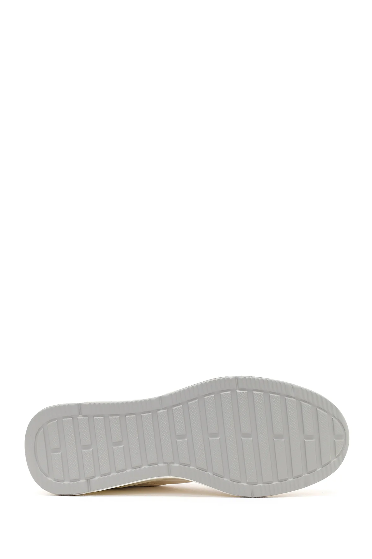 Kadın Beyaz Yandan Fermuarlı Bağcıklı Kalın Tabanlı Sneaker - Image 5
