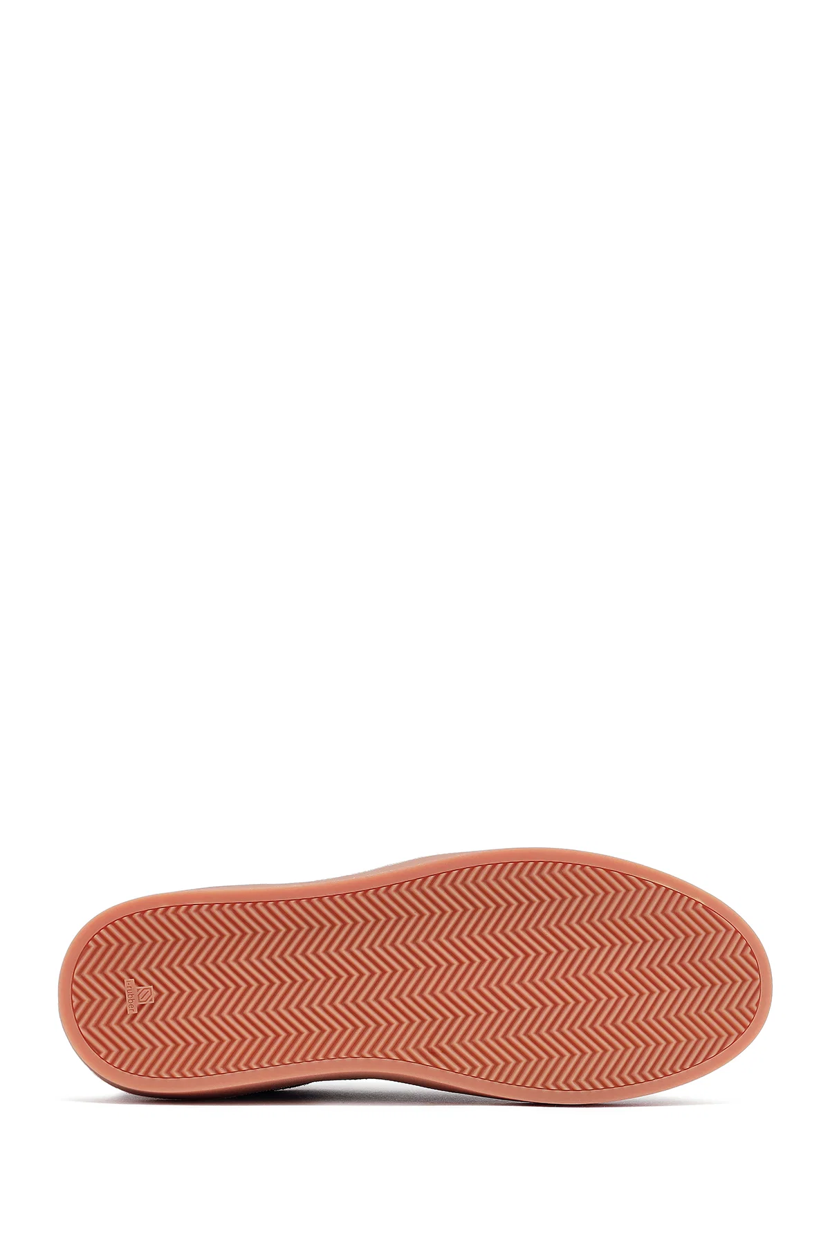 Kadın Bordo Bağcıklı Süet Deri Sneaker - Image 6