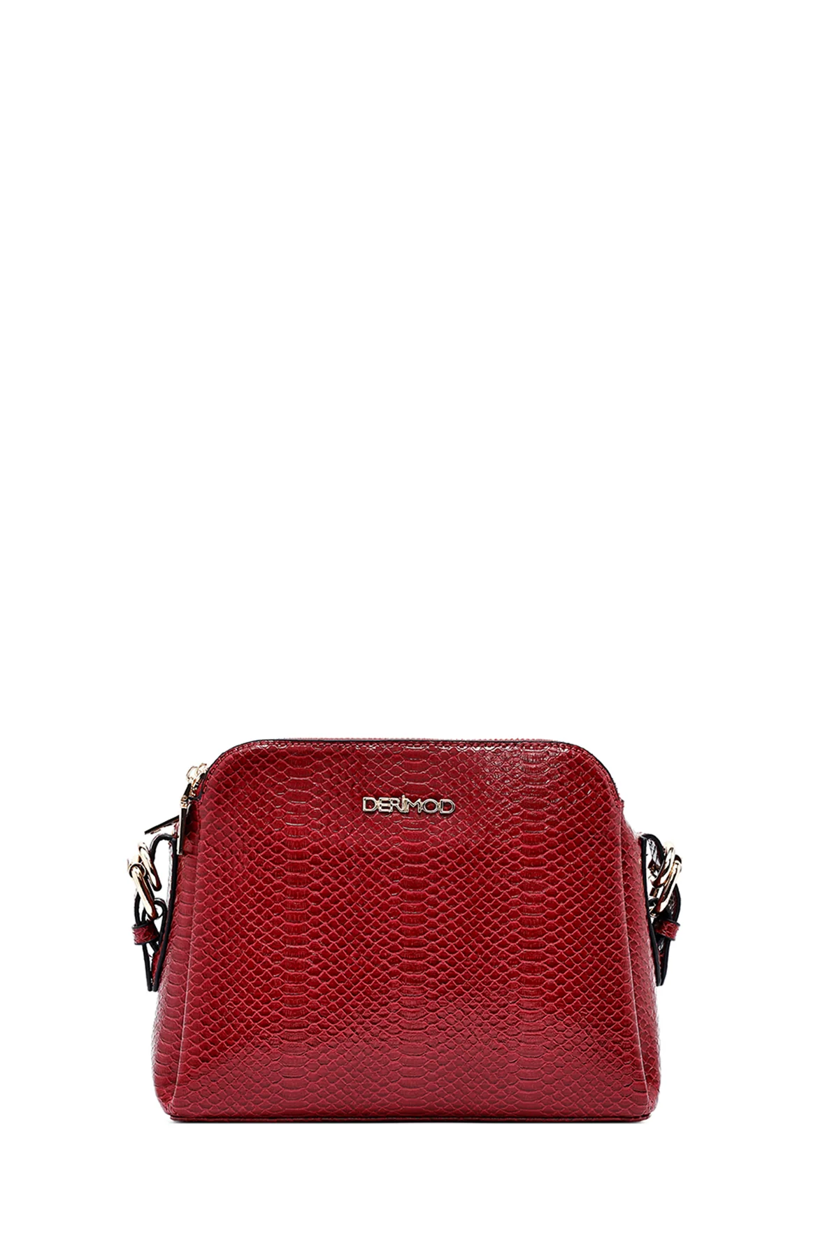 Kadın Bordo Baskılı Çapraz Çanta - Image 5