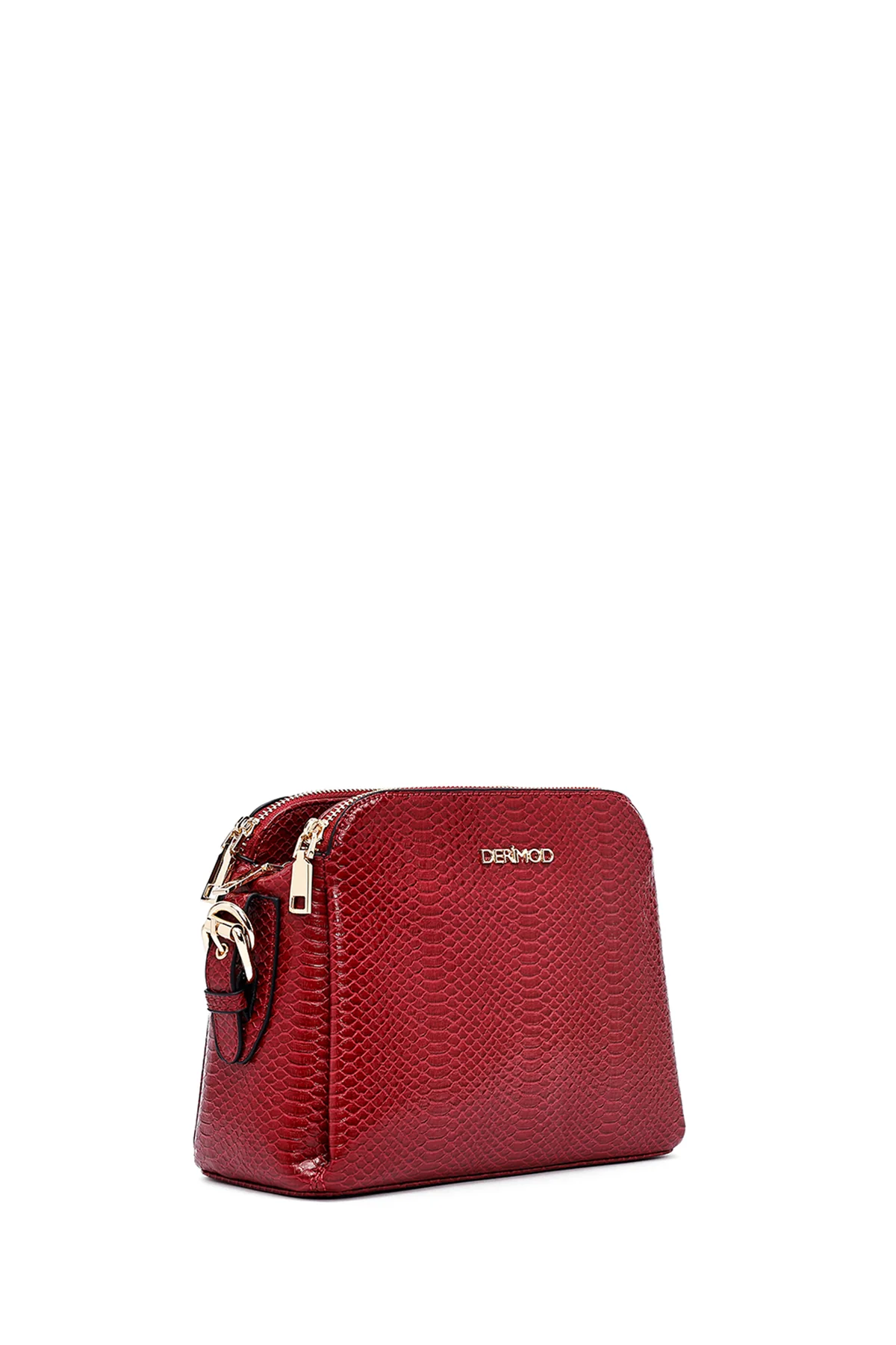 Kadın Bordo Baskılı Çapraz Çanta - Image 6