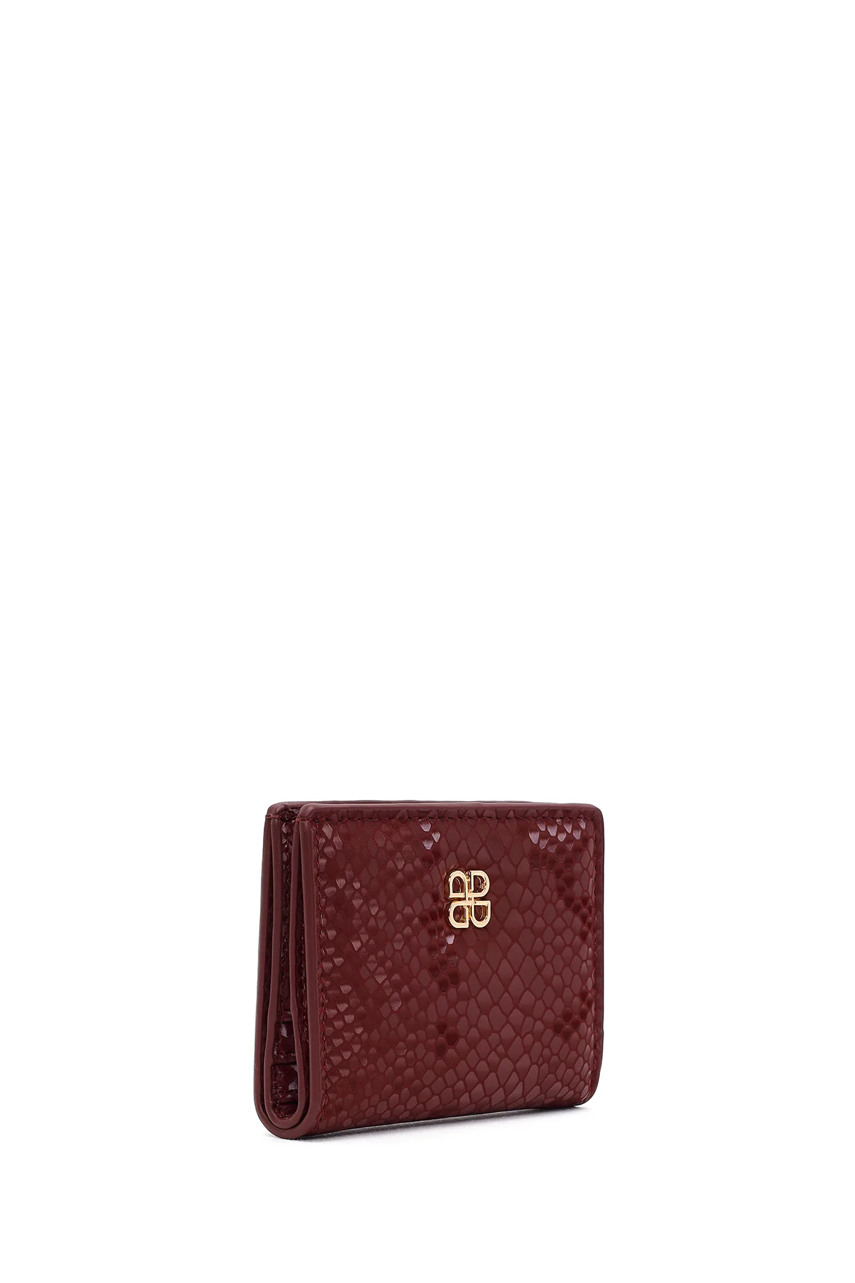 Kadın Bordo Baskılı Cüzdan - Image 4