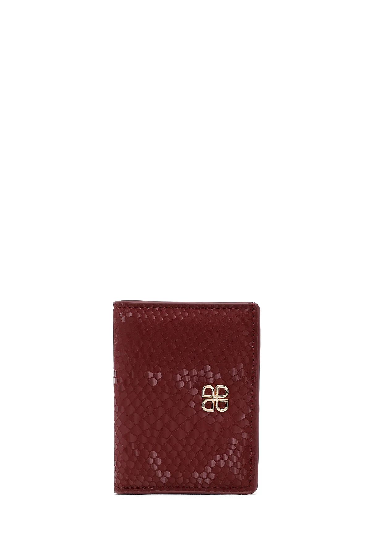 Kadın Bordo Baskılı Cüzdan - Image 6