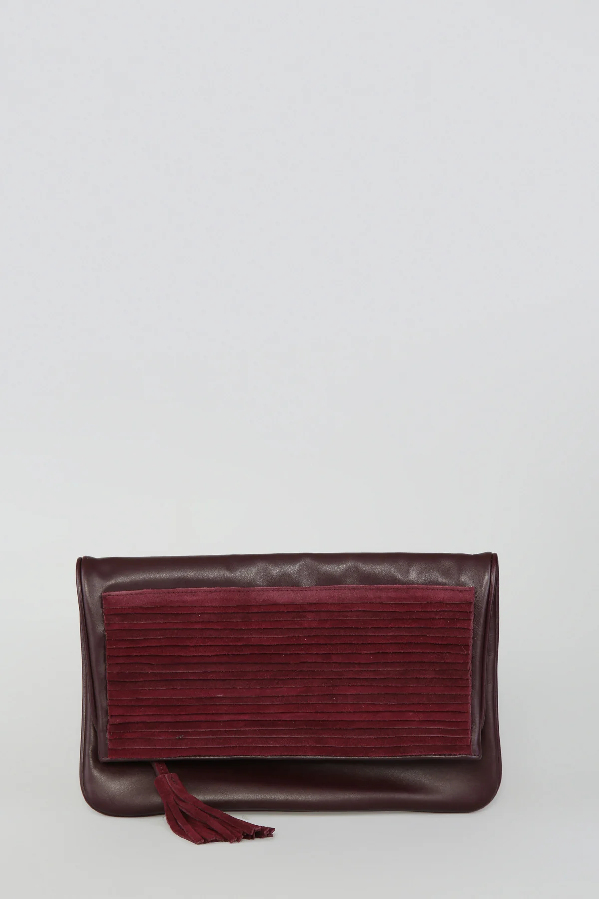 Kadın Bordo Deri Portföy - Image 6