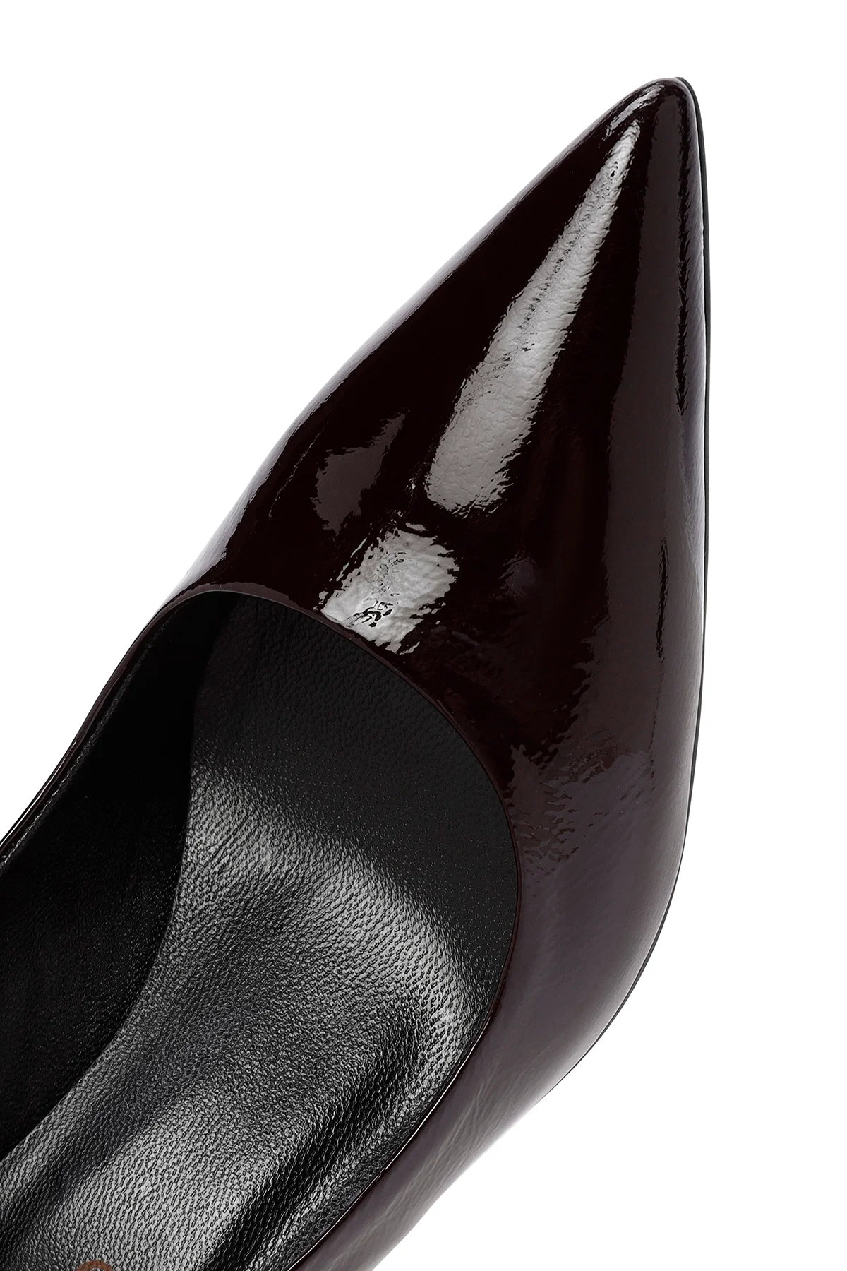 Kadın Bordo İnce Topuklu Deri Stiletto - Image 9