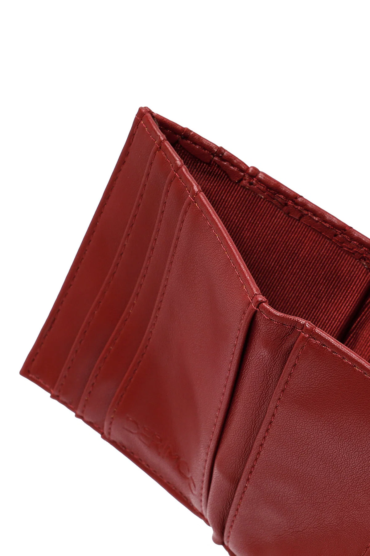 Kadın Bordo Kapitone Kartlık - Image 11