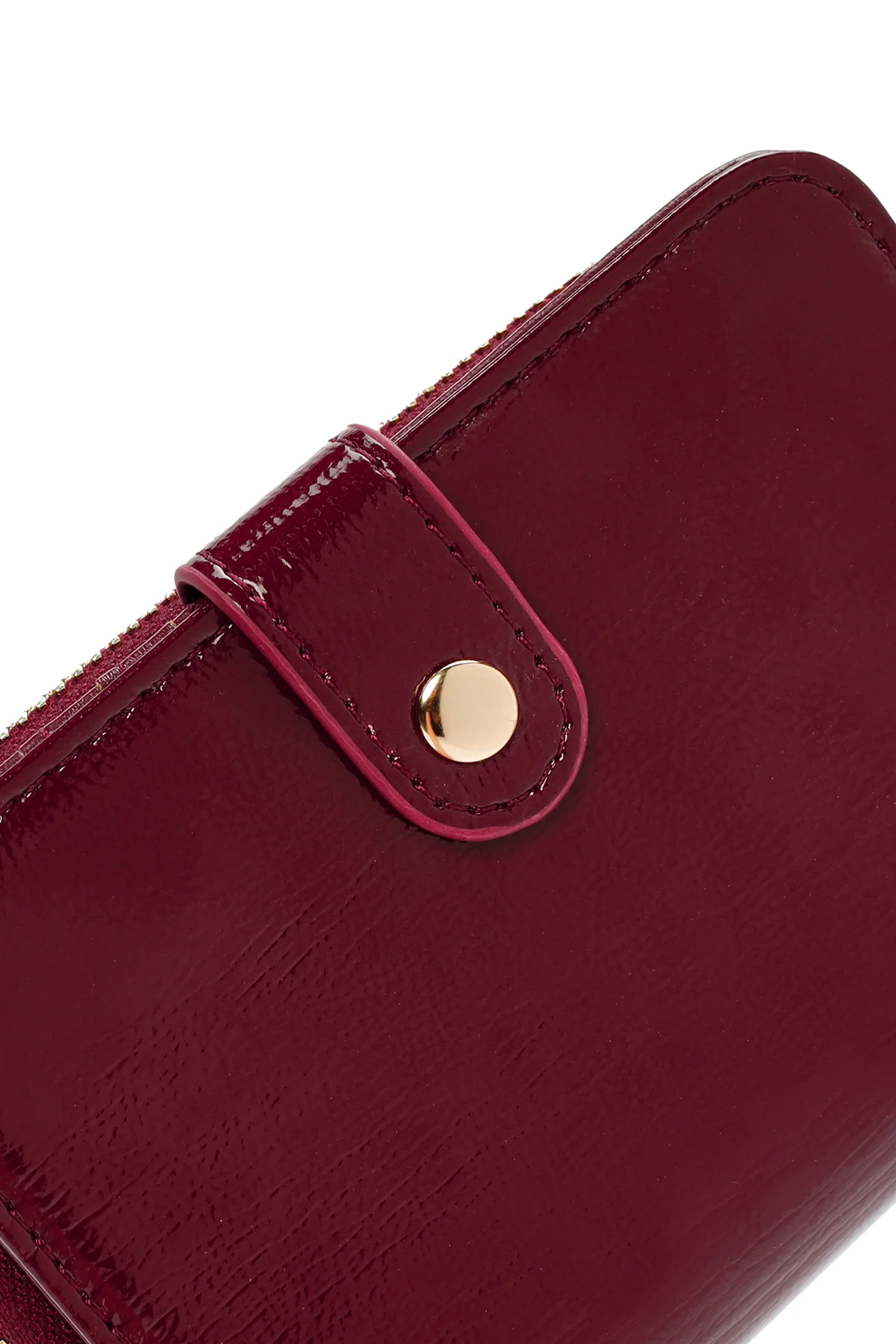 Kadın Bordo Rugan Cüzdan - Image 11
