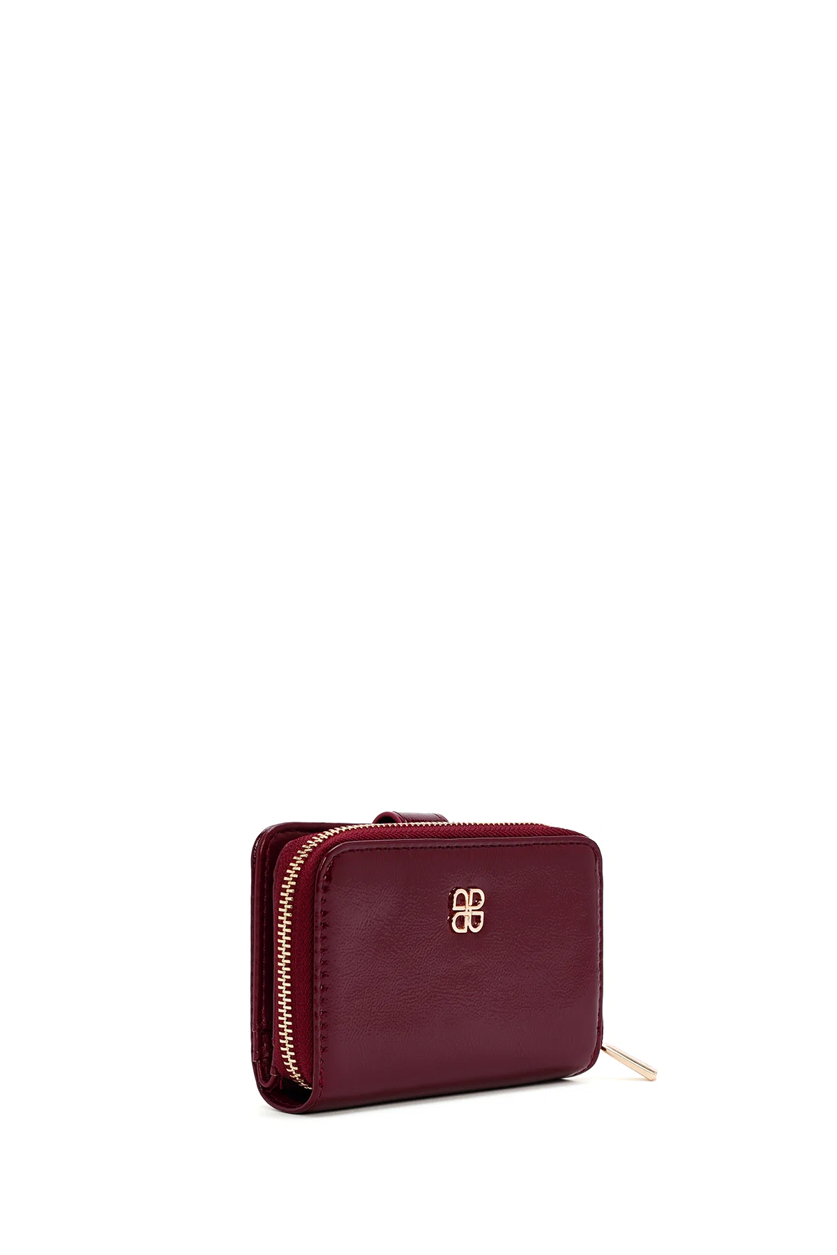 Kadın Bordo Rugan Cüzdan - Image 4
