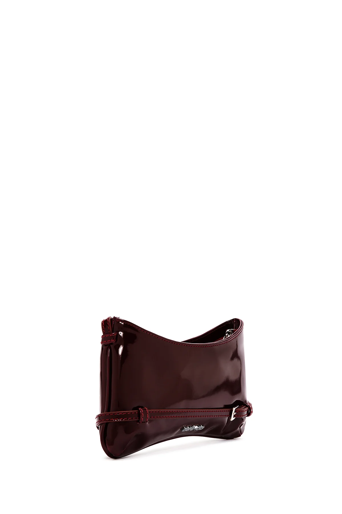 Kadın Bordo Rugan Omuz Çantası - Image 6